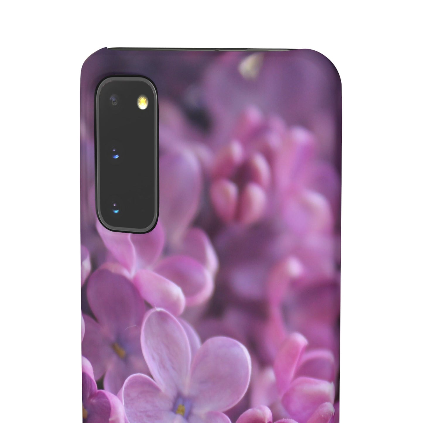 Snap Cases – Vibrant Purple Blossom Design for a Personalized Touch