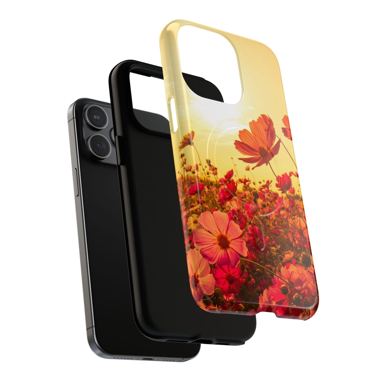 Tough Magnetic Phone Case – Vibrant Floral  and Stylish Protection for Nature Lovers