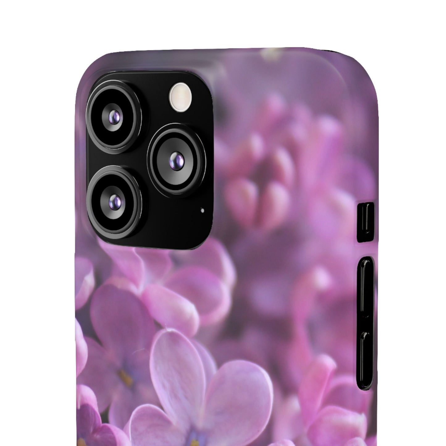 Snap Cases – Vibrant Purple Blossom Design for a Personalized Touch