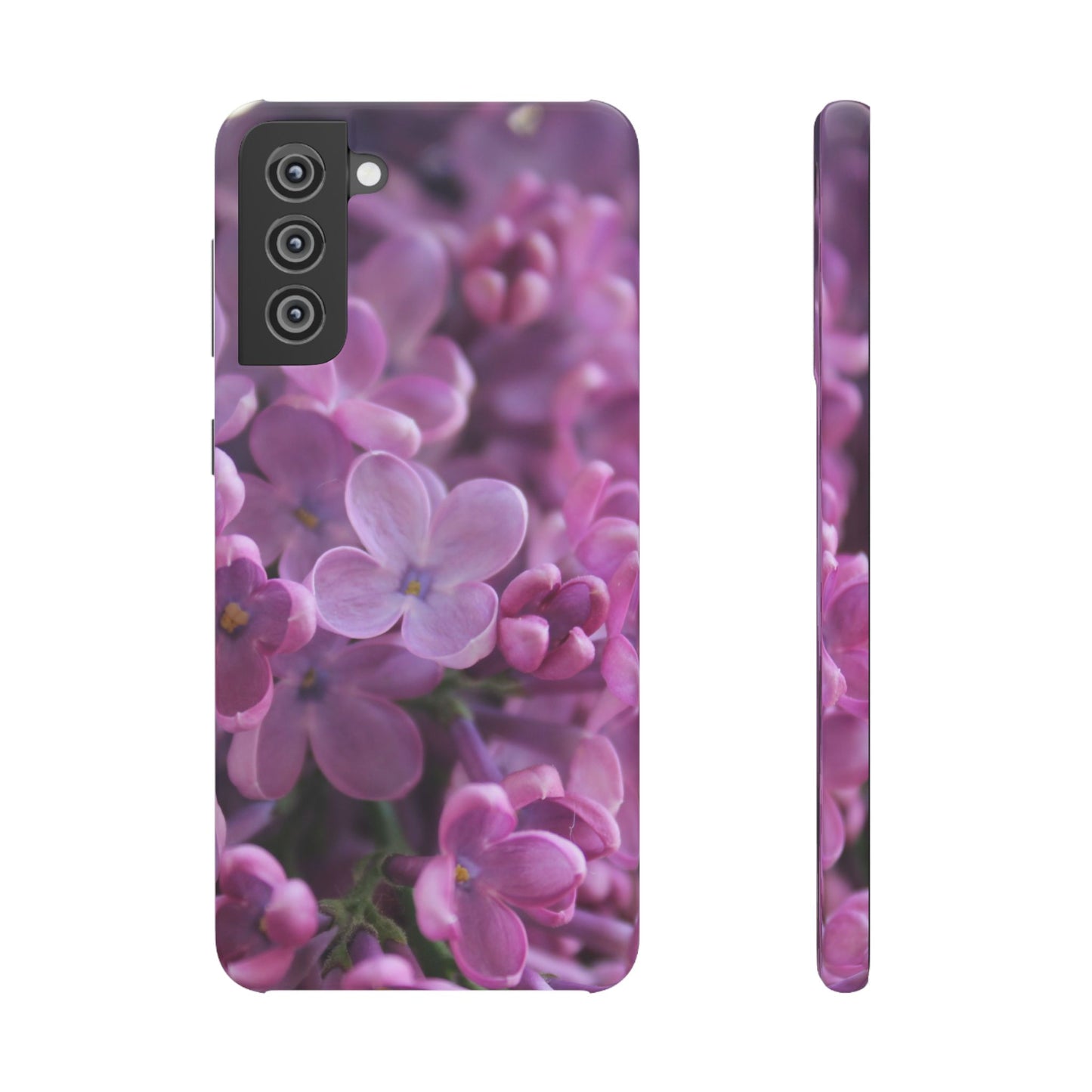 Snap Cases – Vibrant Purple Blossom Design for a Personalized Touch