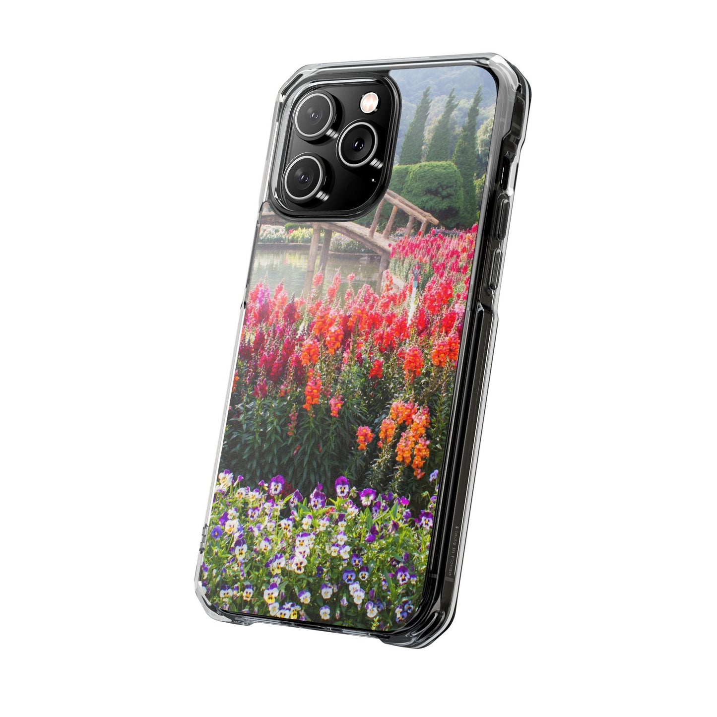 Magnetic Clear Impact Case - Nature-Inspired Phone Protection