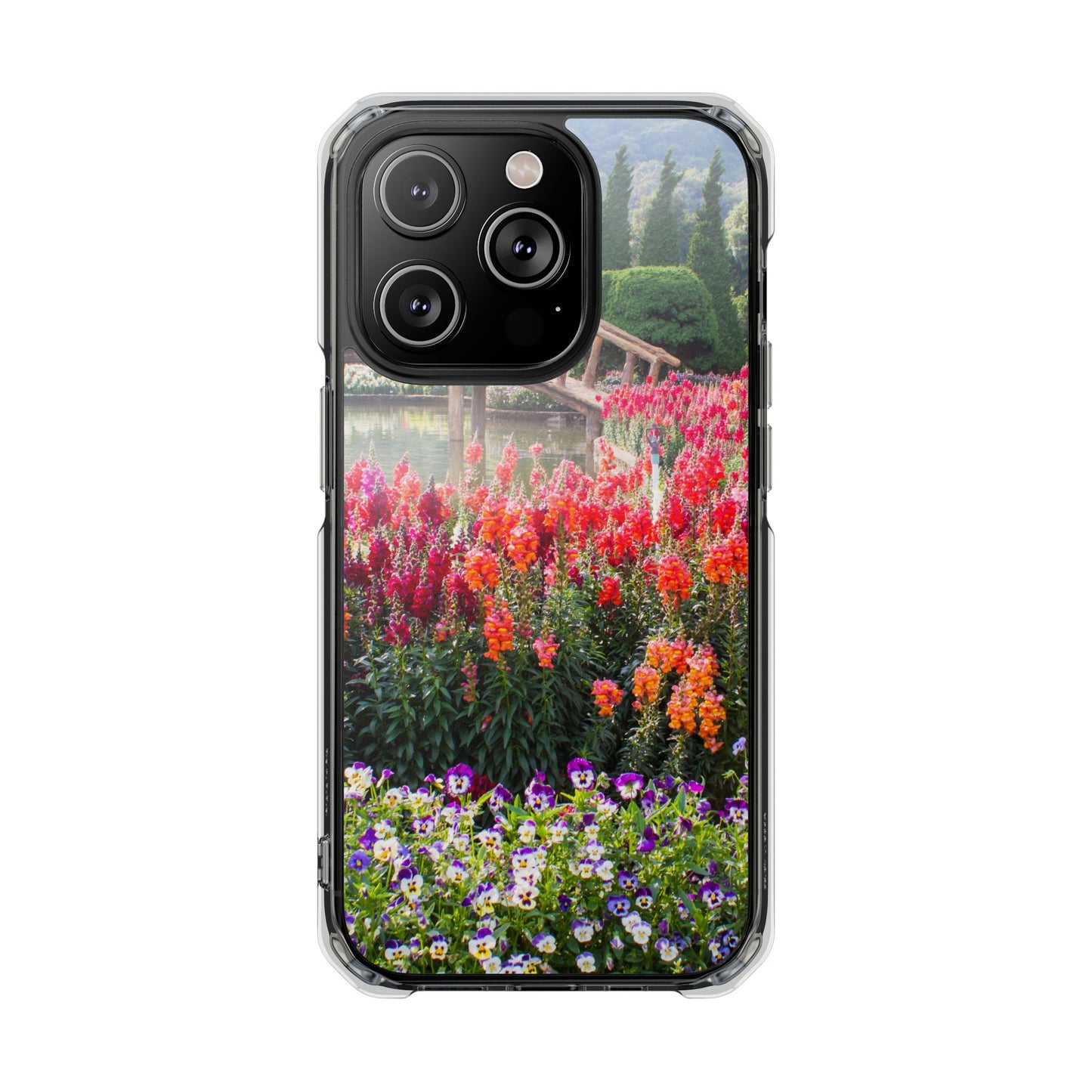 Magnetic Clear Impact Case - Nature-Inspired Phone Protection