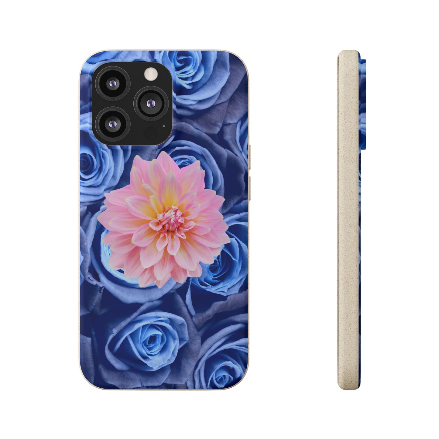 Biodegradable Cases- Blue Roses Design