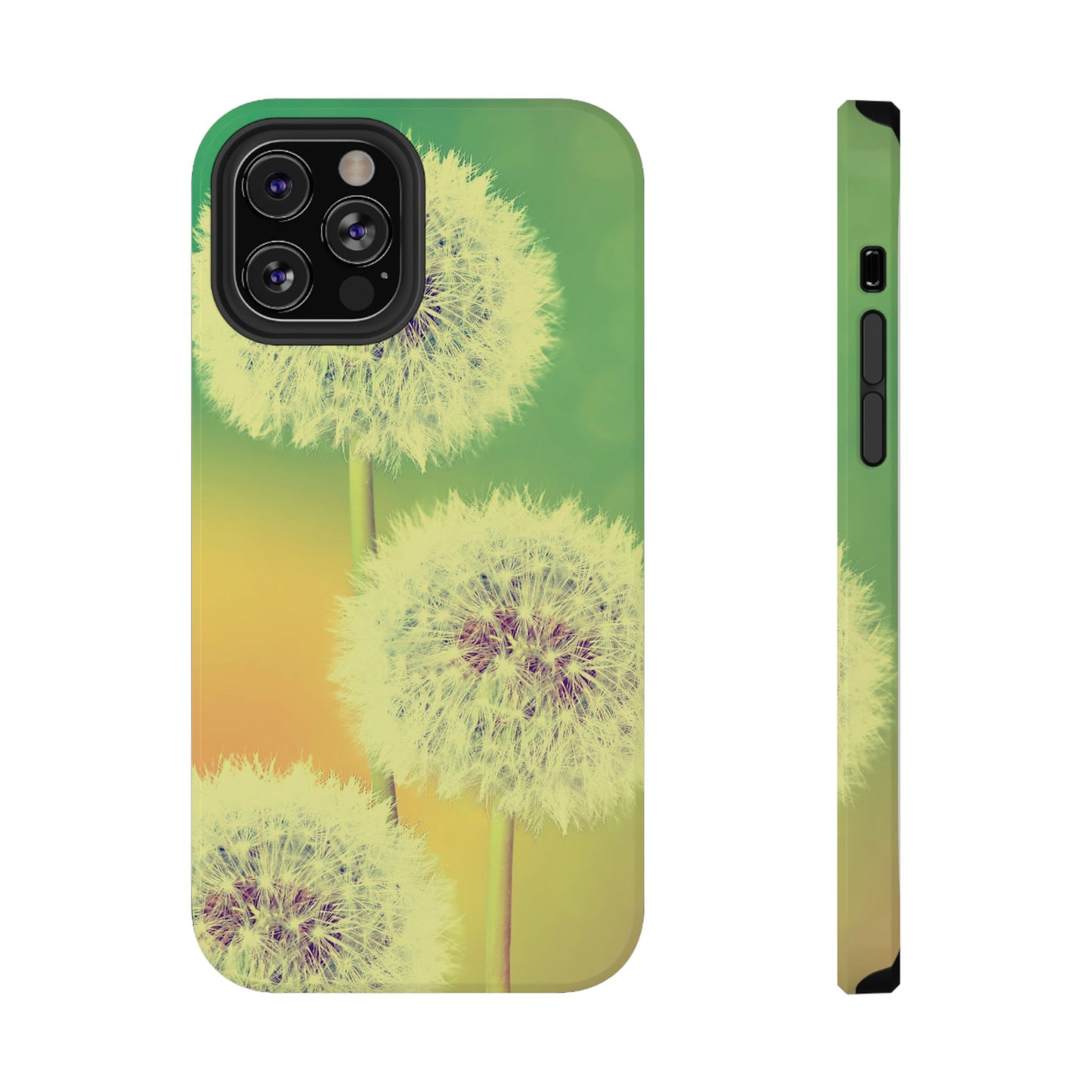 Impact-Resistant Phone Case - Whimsical Dandelion