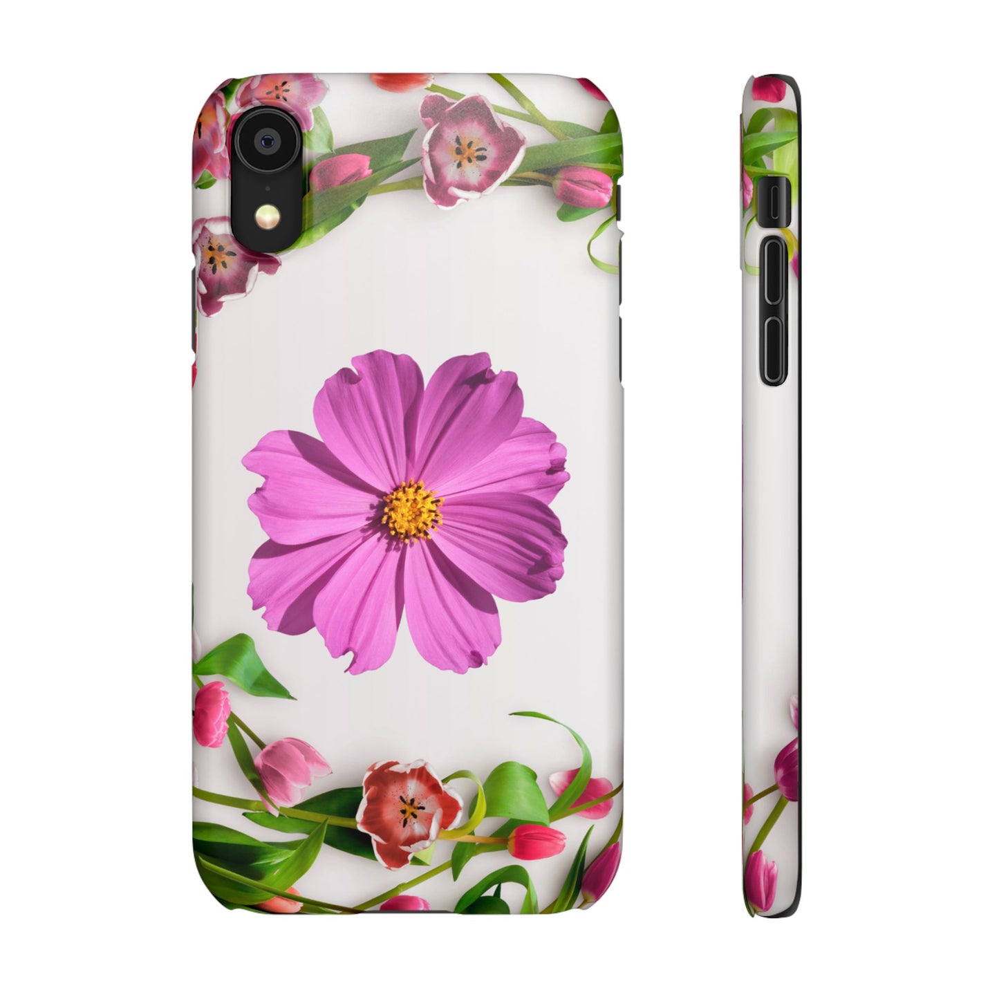 Snap Case- Elegant Flower Design