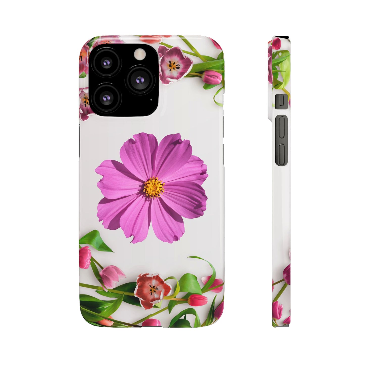 Snap Case- Elegant Flower Design