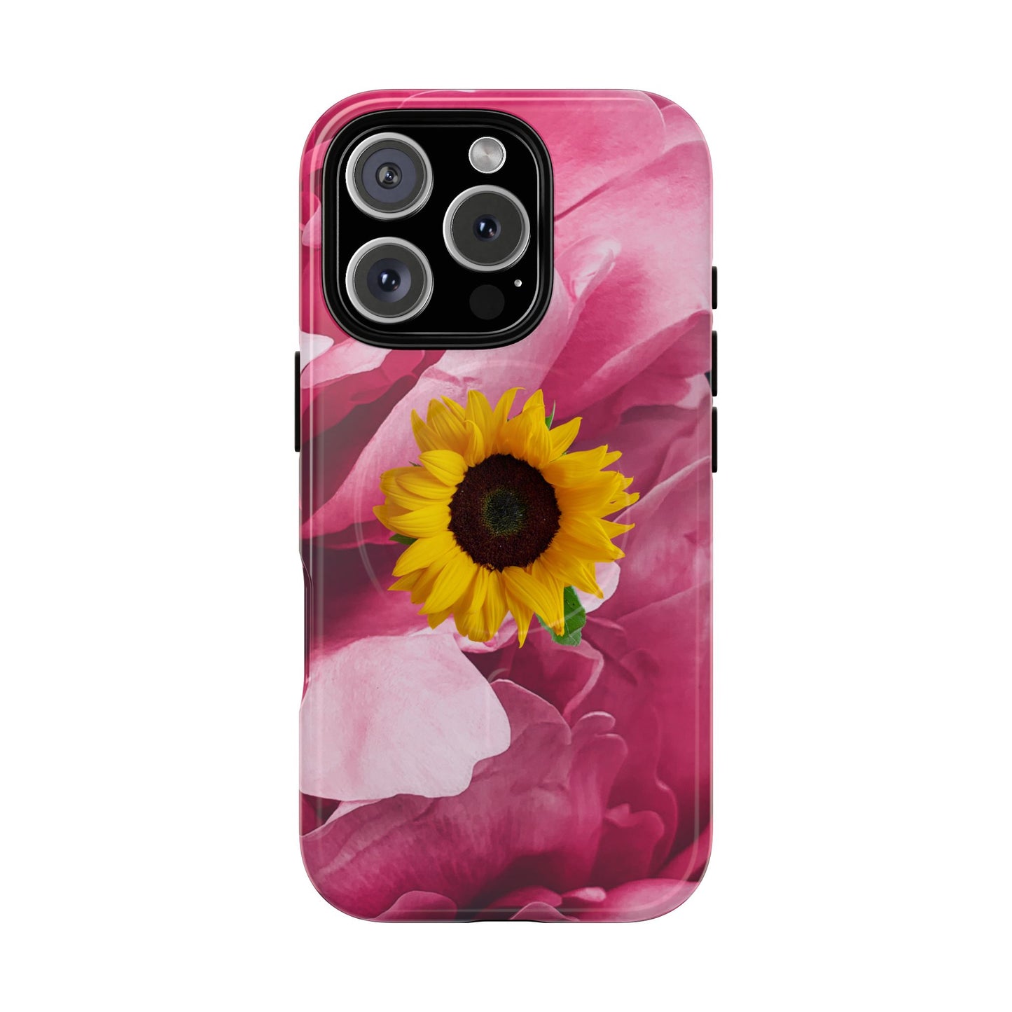 Tough Magnetic Phone Case- Sunflower Design