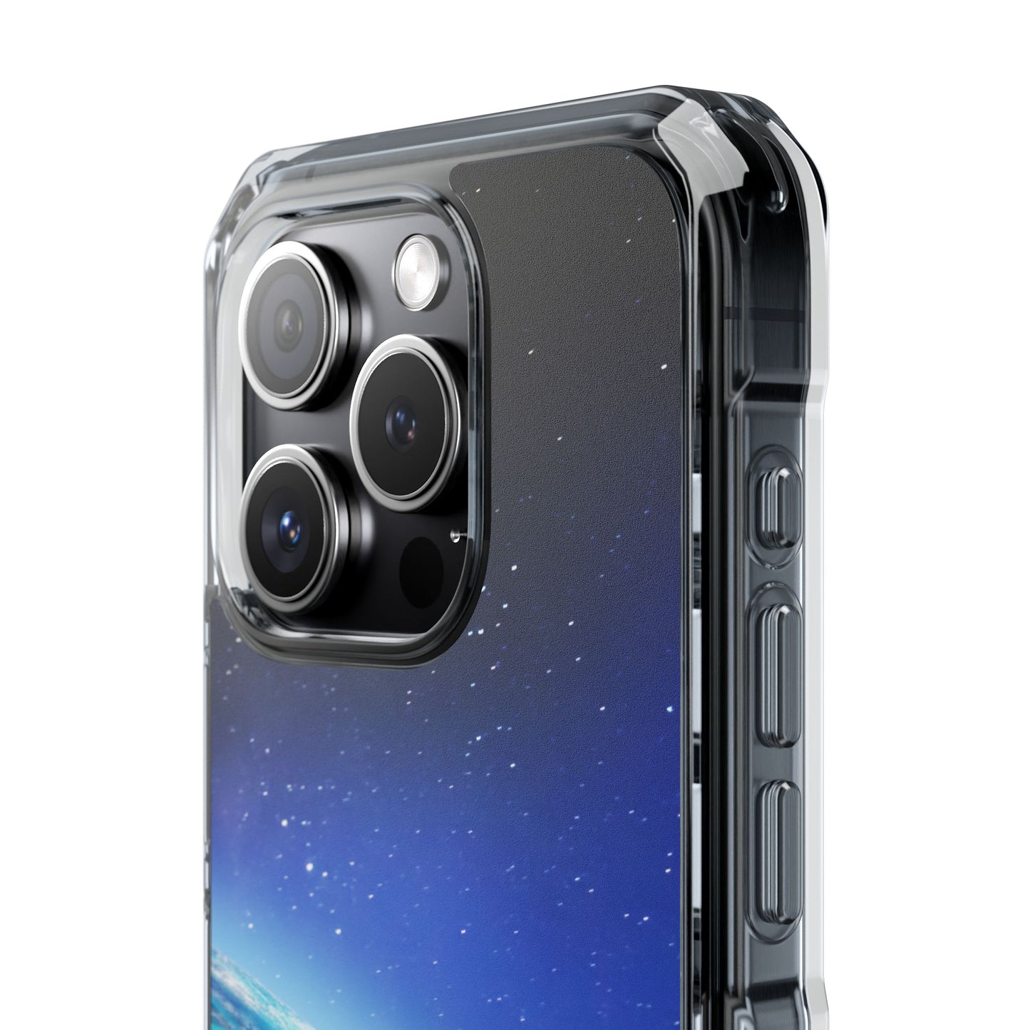 Magnetic Clear Impact Case - Galaxy Earth