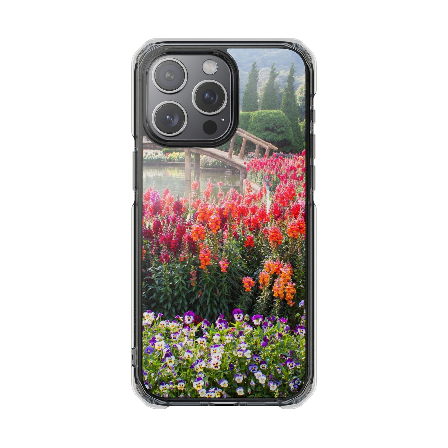 Magnetic Clear Impact Case - Nature-Inspired Phone Protection