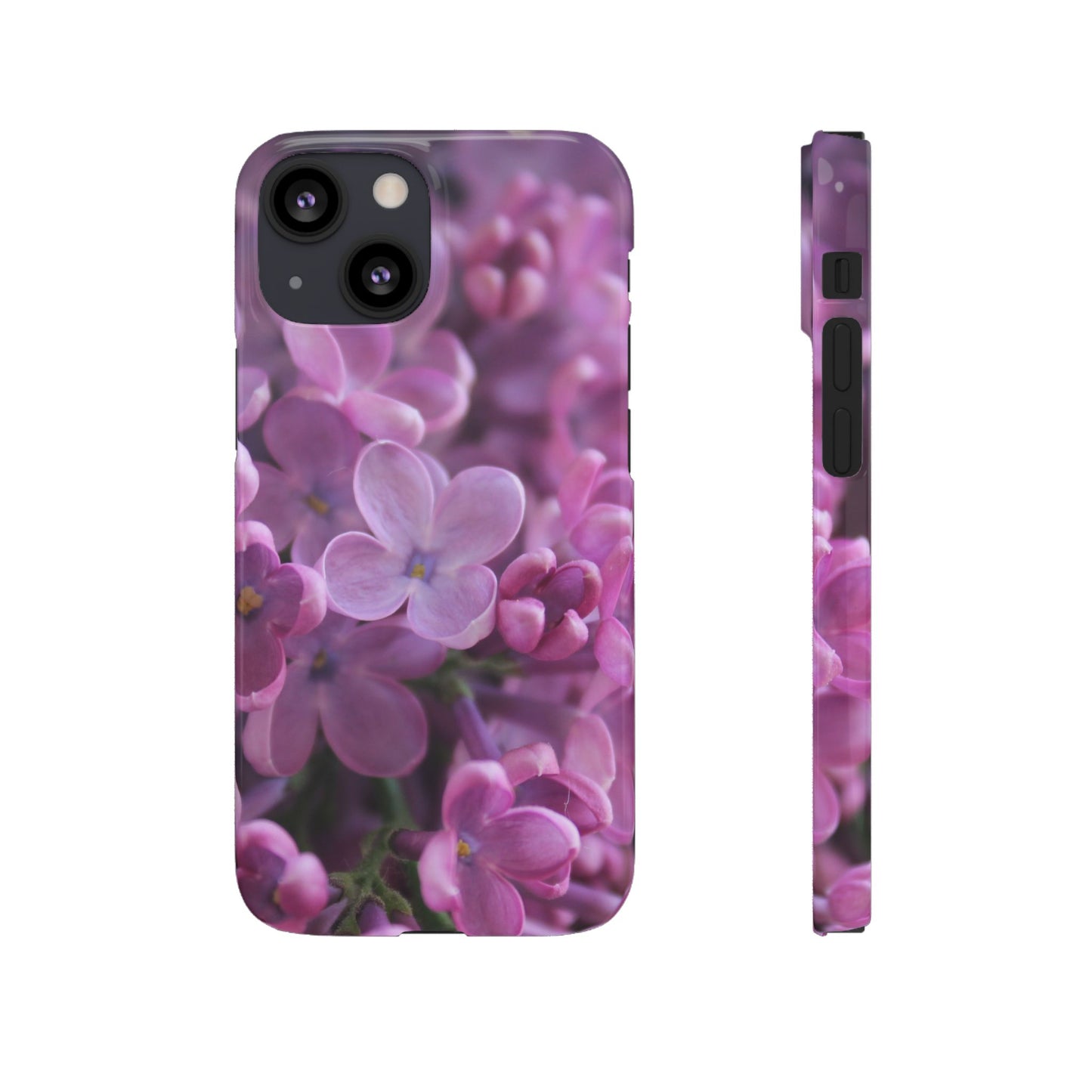 Snap Cases – Vibrant Purple Blossom Design for a Personalized Touch