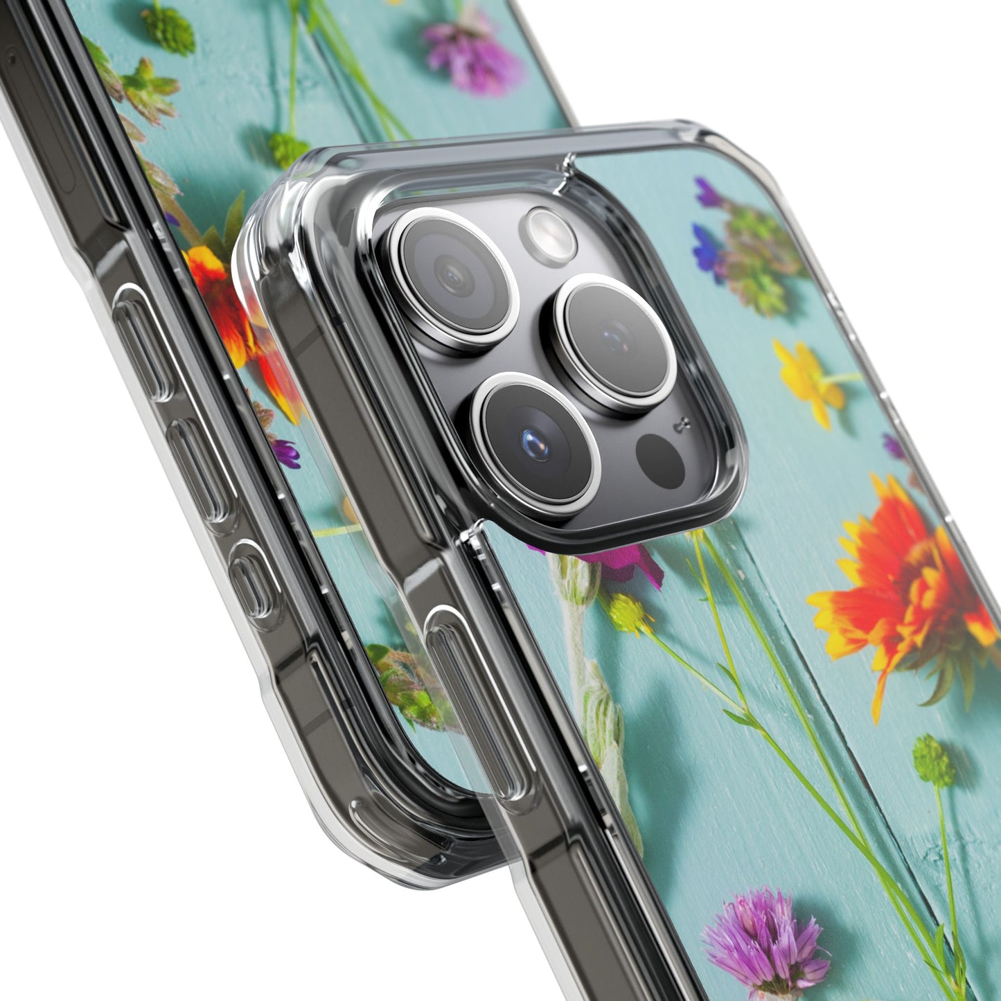 Magnetic Clear Impact Cases- Blossom Field