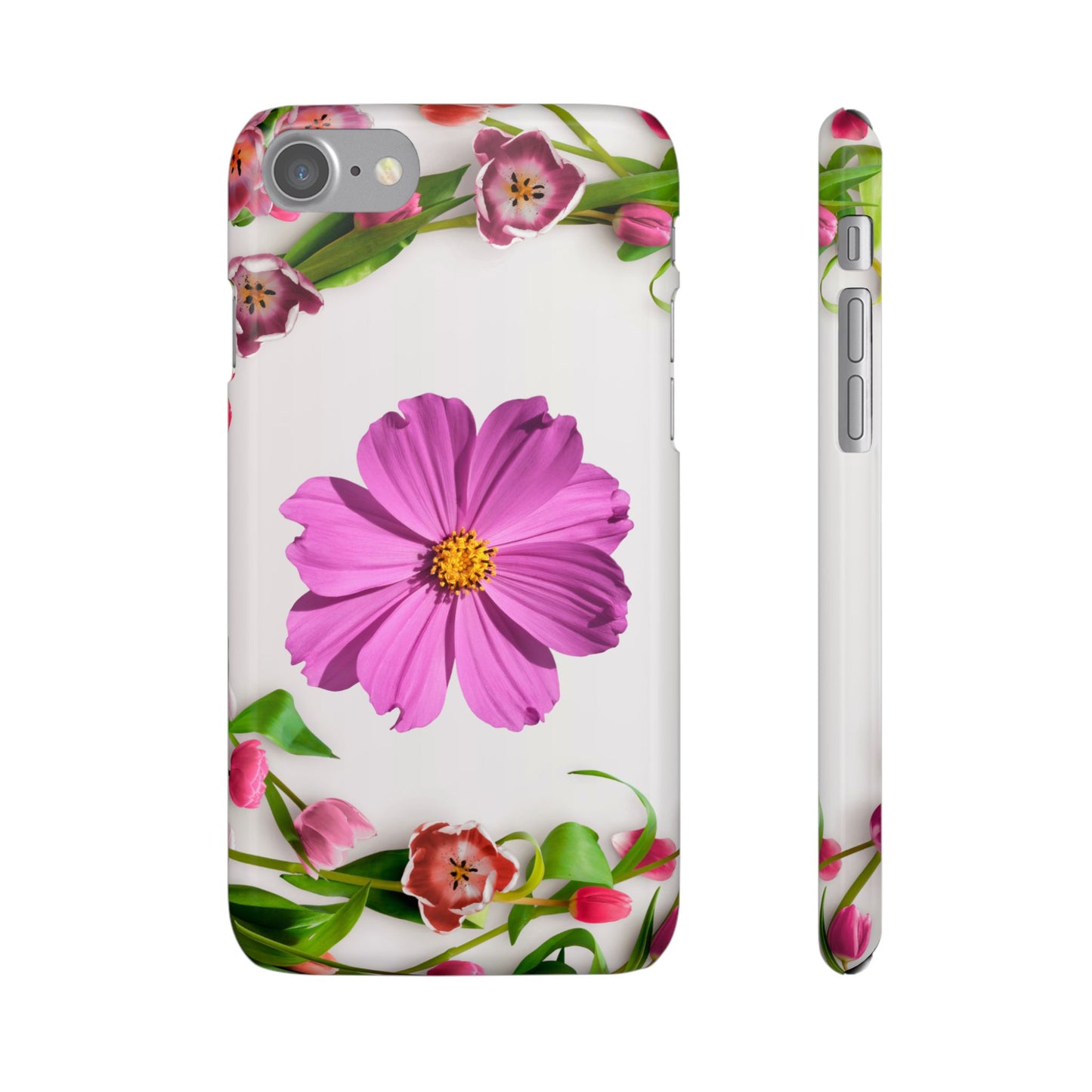 Snap Case- Elegant Flower Design