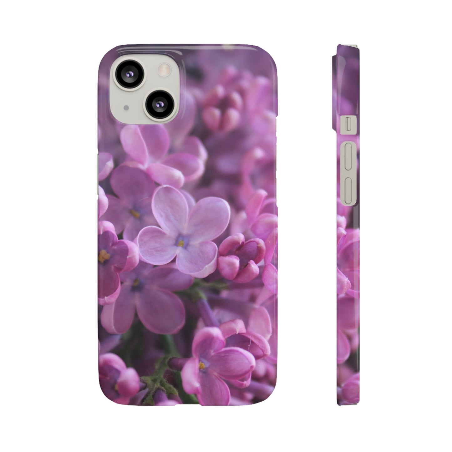 Snap Cases – Vibrant Purple Blossom Design for a Personalized Touch