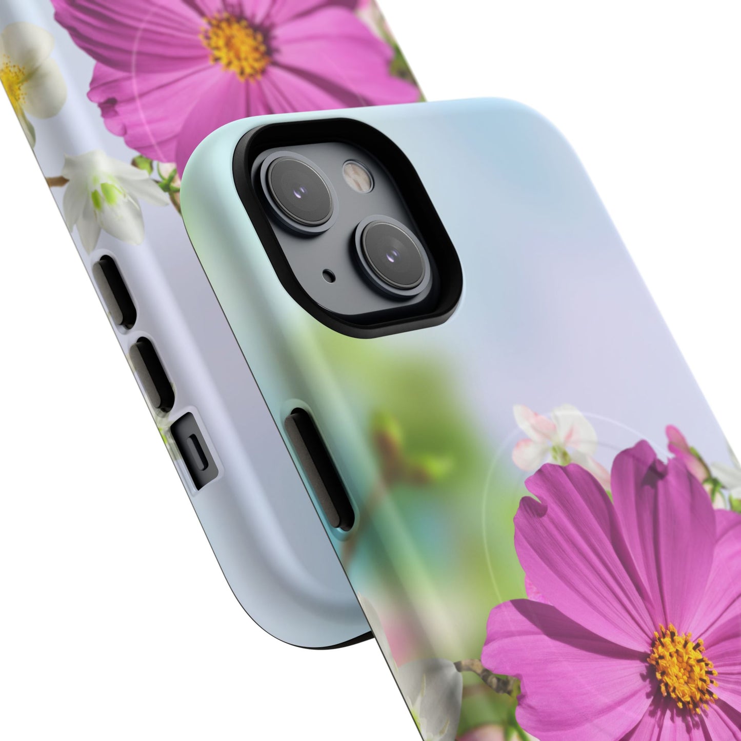 Tough Magnetic Phone Case - Vibrant Flower Design for Nature Lovers