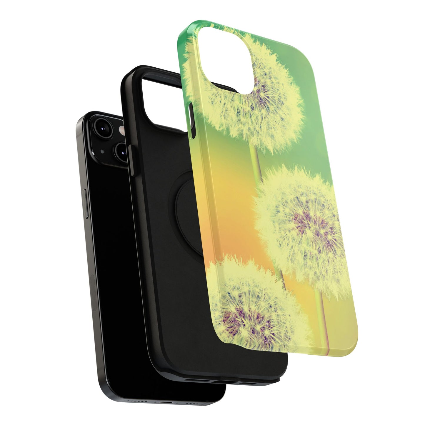 Impact-Resistant Phone Case - Whimsical Dandelion