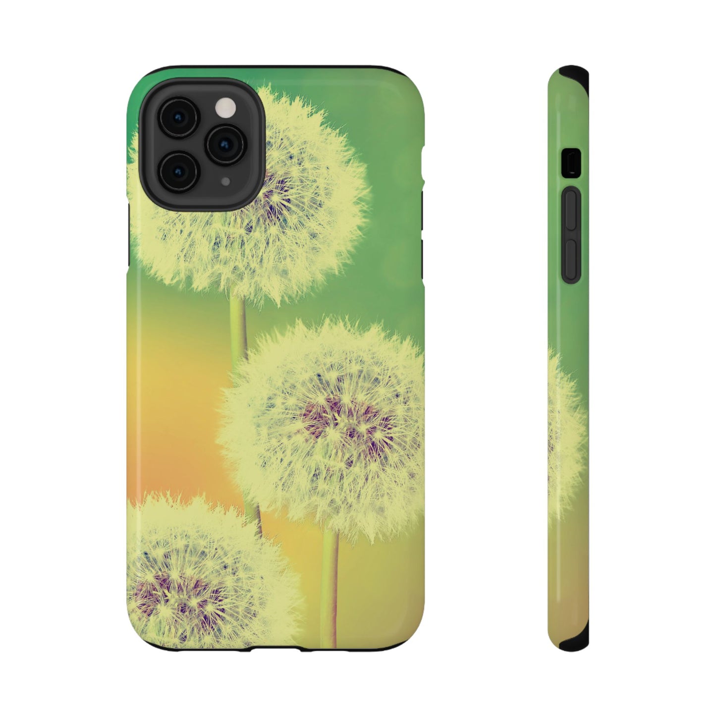 Impact-Resistant Phone Case - Whimsical Dandelion