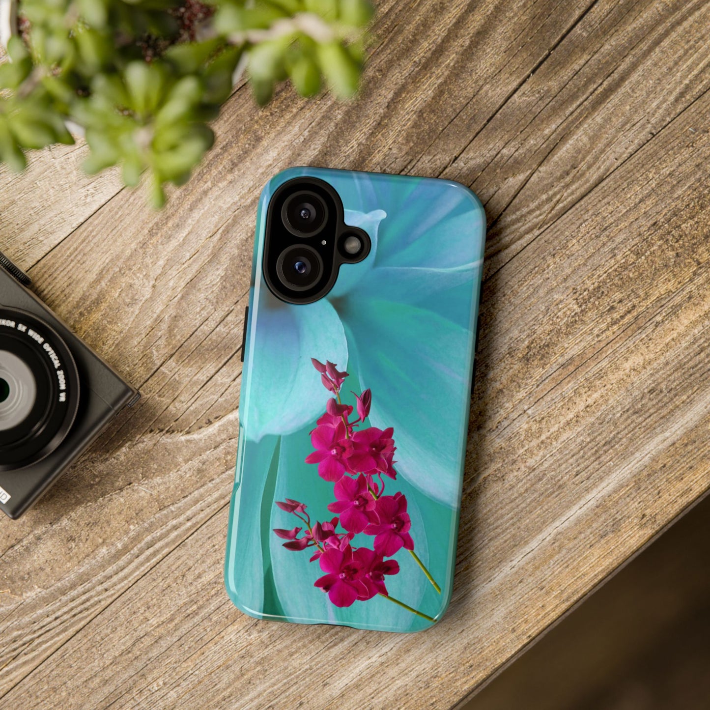 Tough Phone Case - Elegant Orchid Design