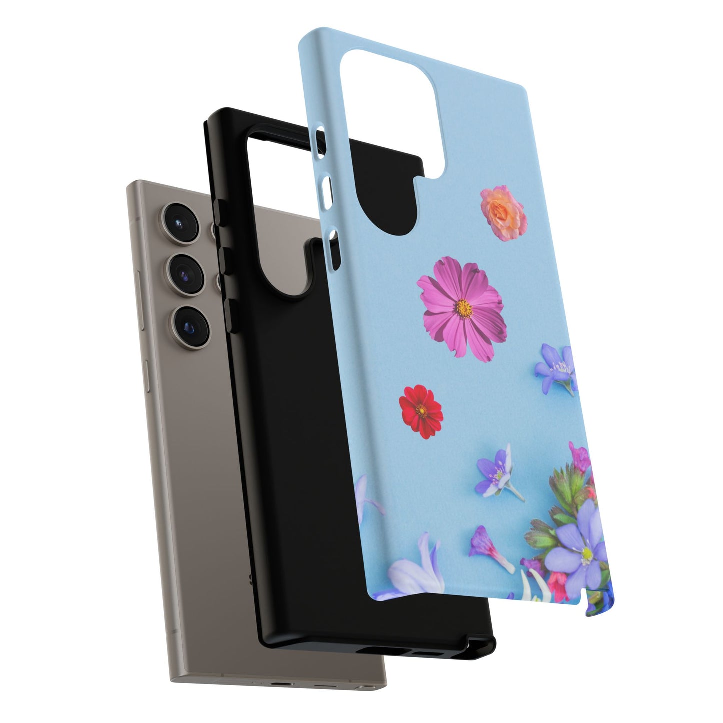 Tough Phone Case - Colorful Flower Design for Spring & Summer