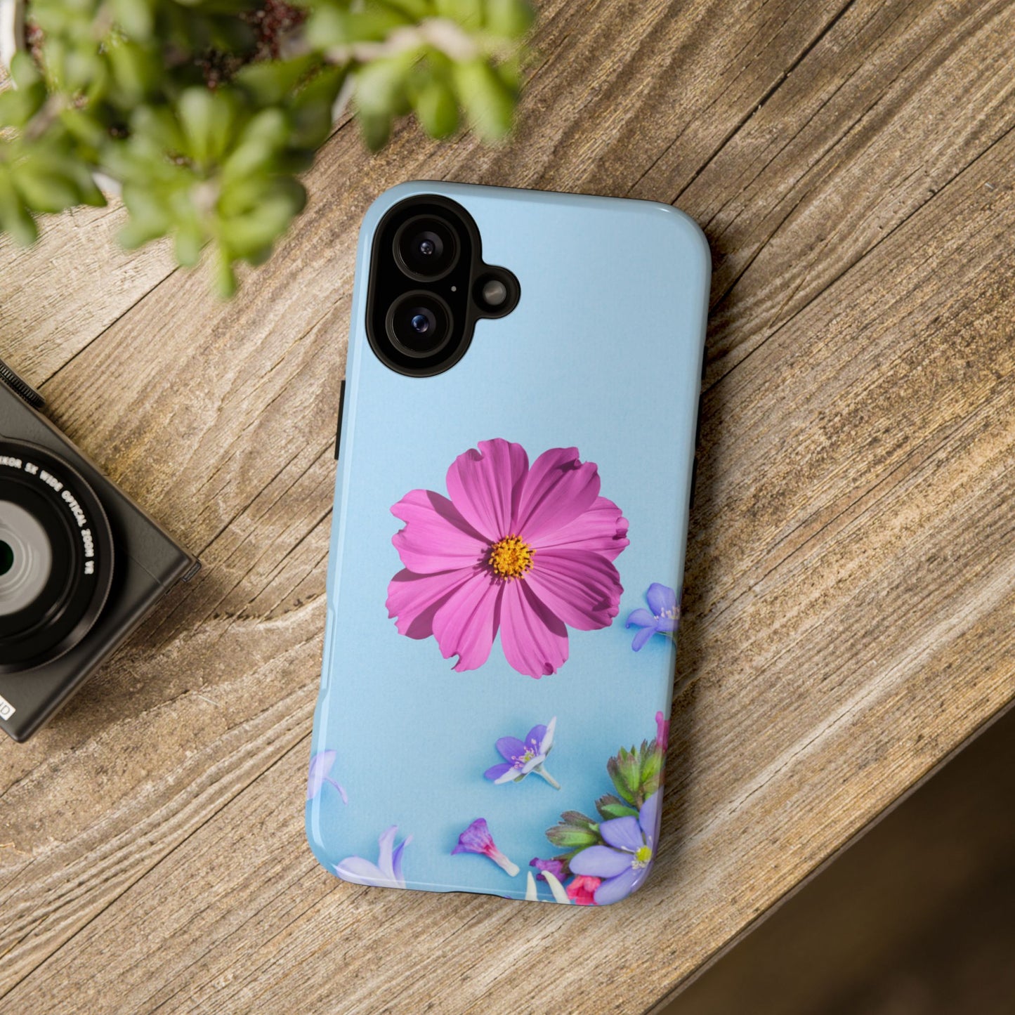 Tough Phone Case - Durable Protection with Vibrant Flower Design