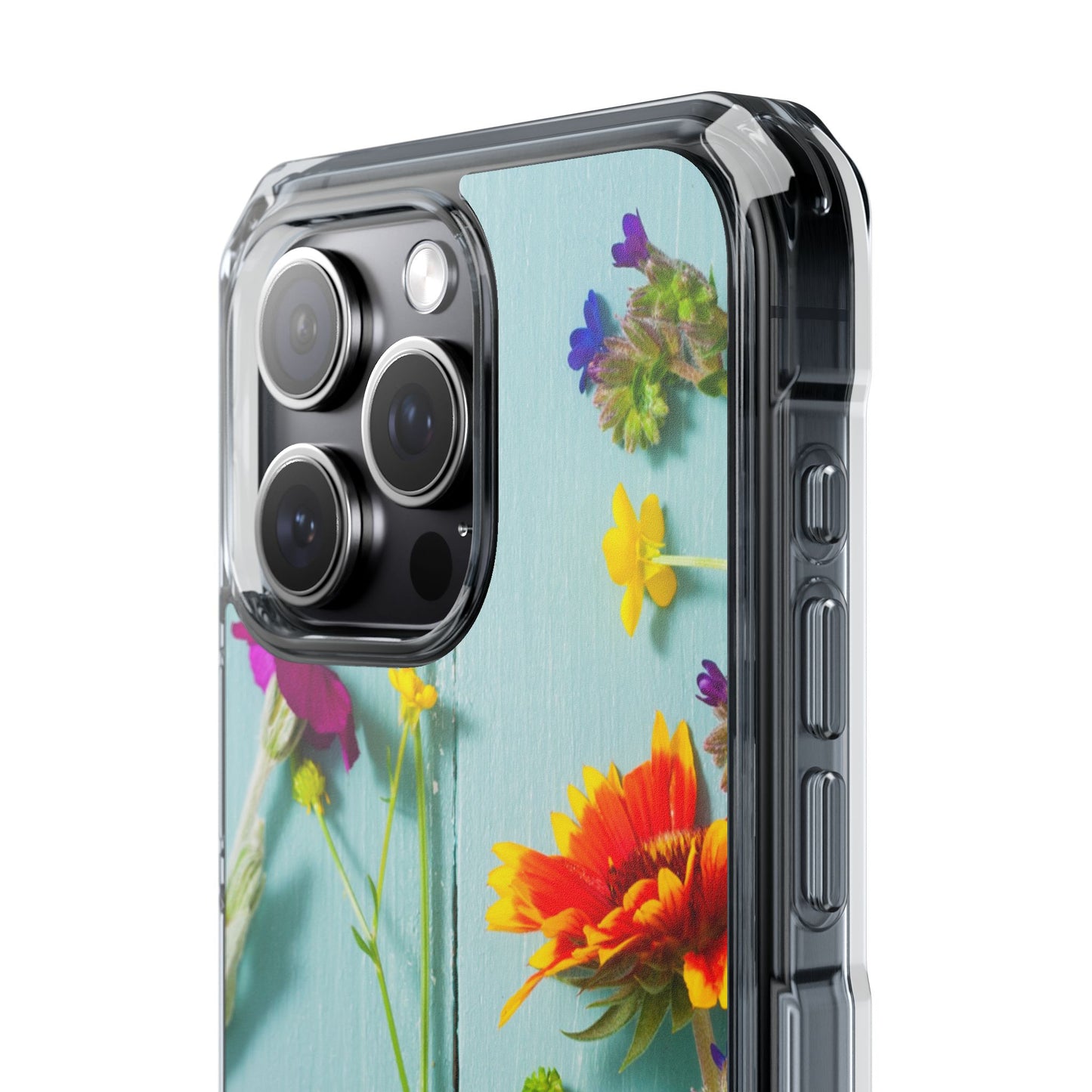 Magnetic Clear Impact Cases- Blossom Field