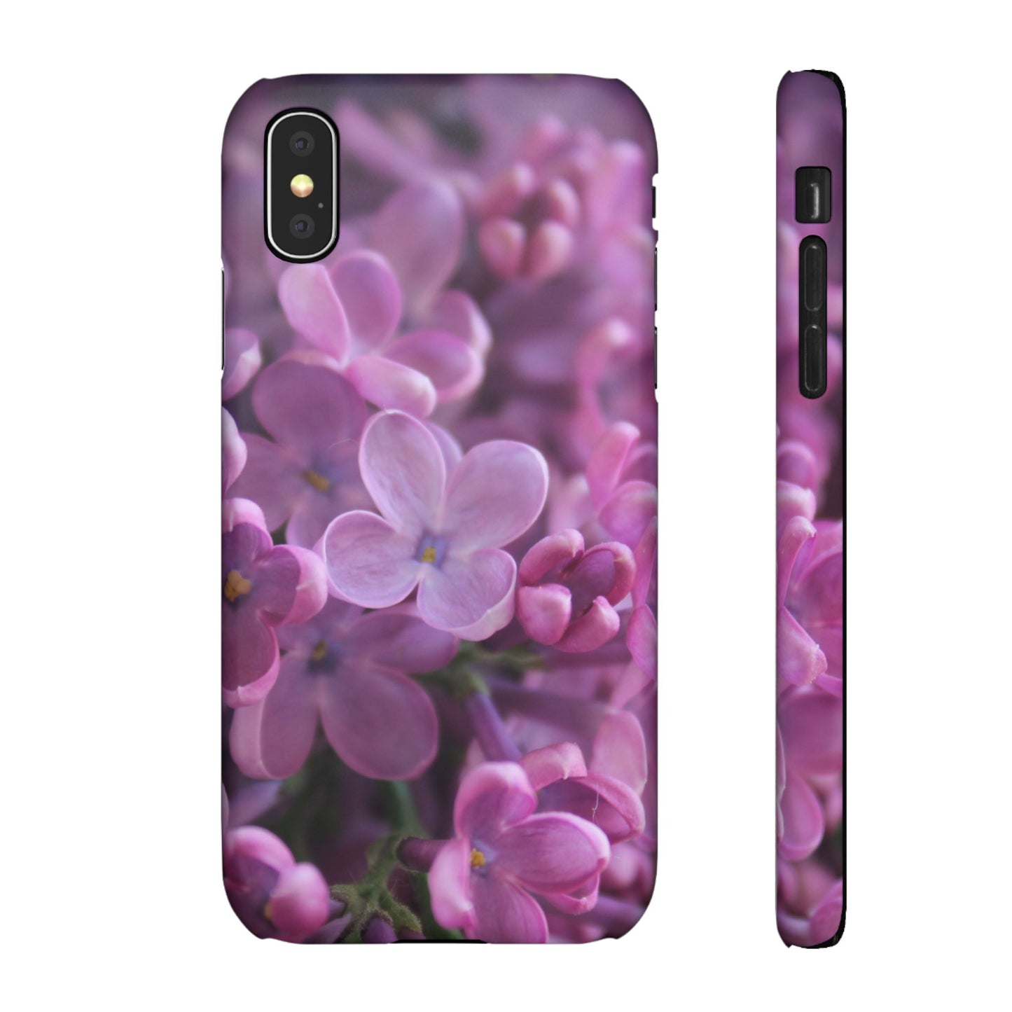 Snap Cases – Vibrant Purple Blossom Design for a Personalized Touch