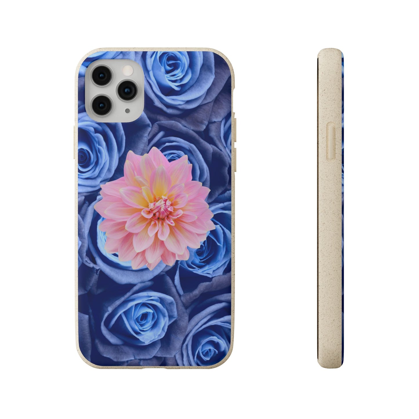 Biodegradable Cases- Blue Roses Design