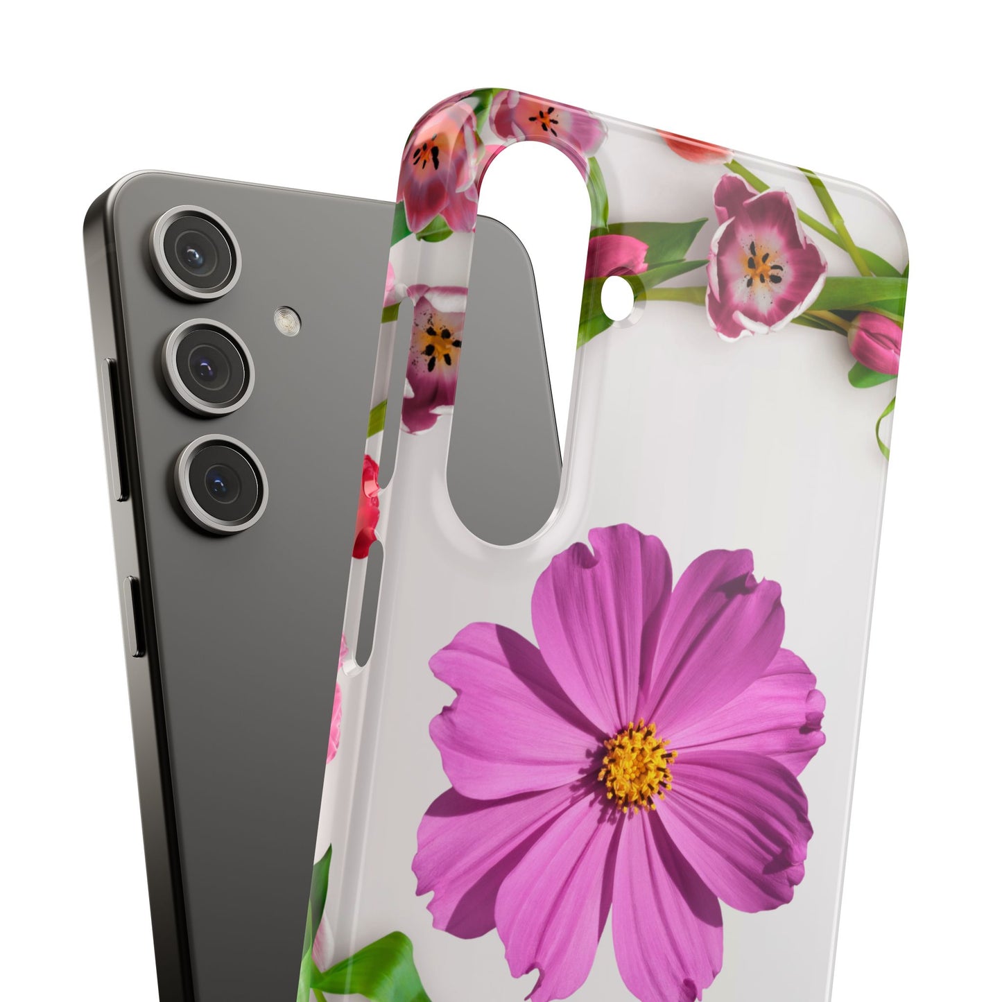 Snap Case- Elegant Flower Design