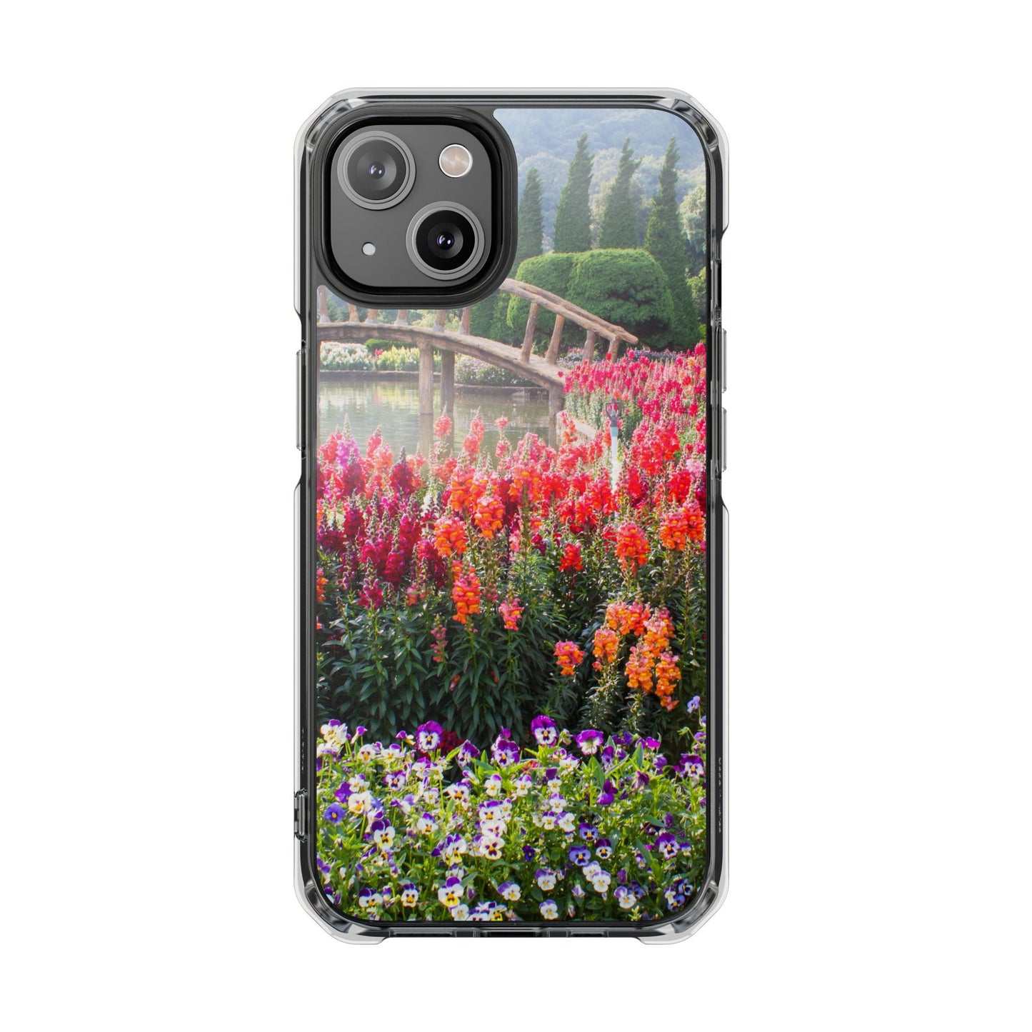 Magnetic Clear Impact Case - Nature-Inspired Phone Protection