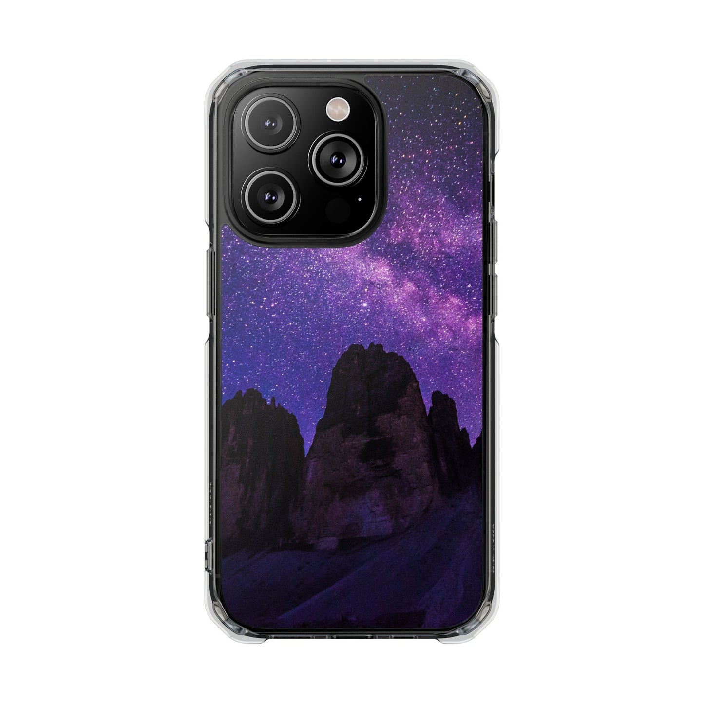 Magnetic Clear Impact Case- Stunning Starry Design