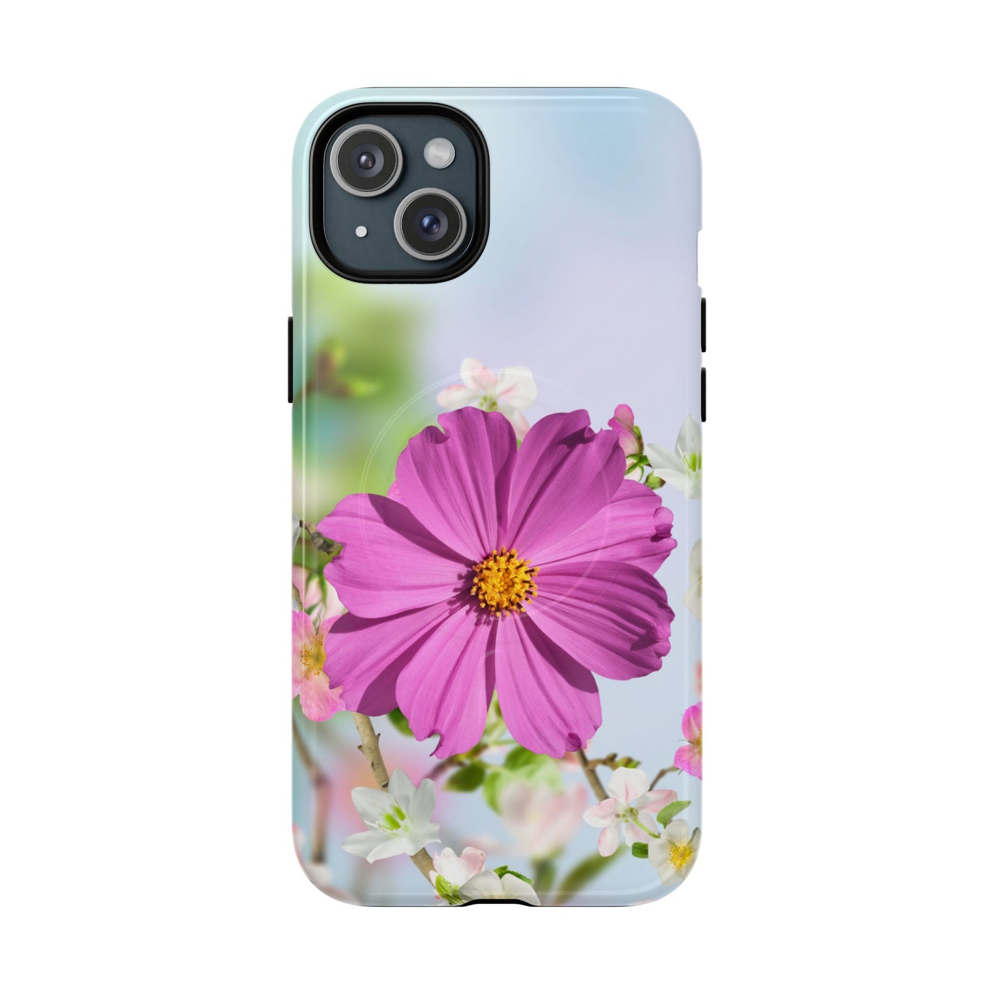 Tough Magnetic Phone Case - Vibrant Flower Design for Nature Lovers