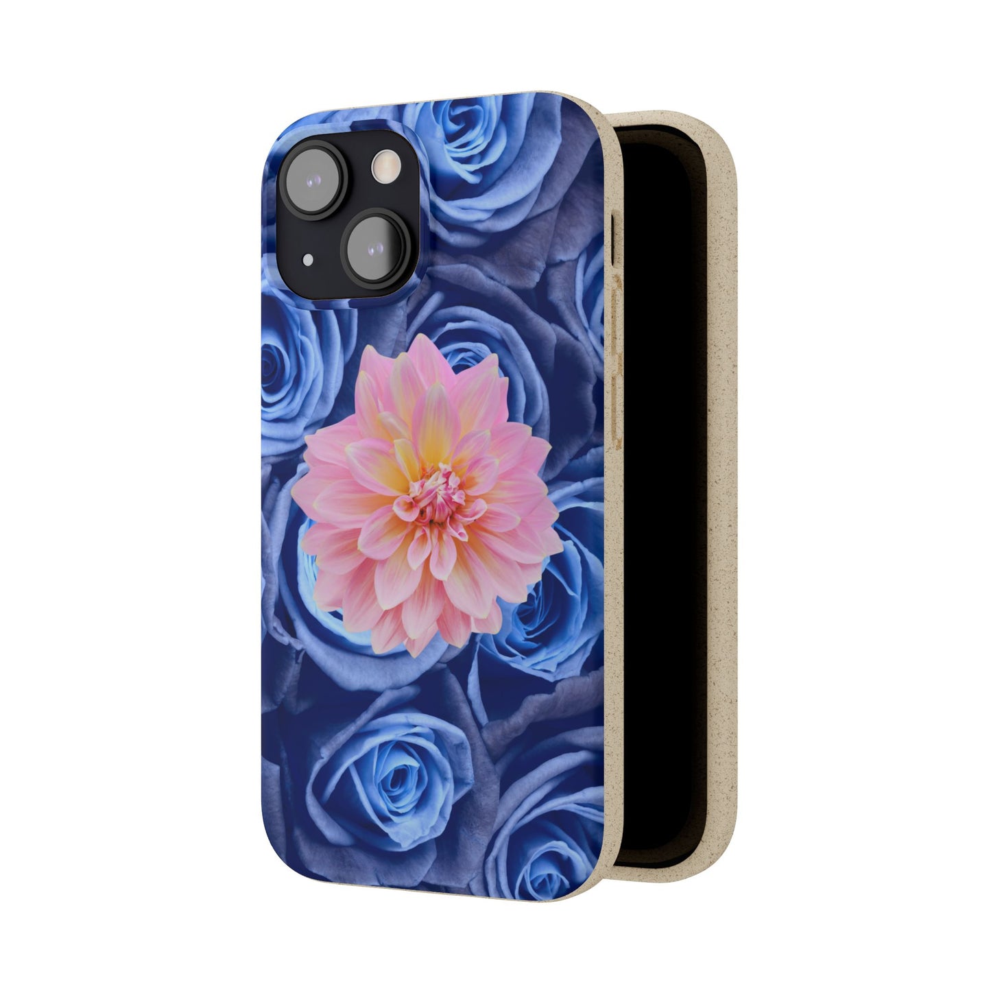 Biodegradable Cases- Blue Roses Design