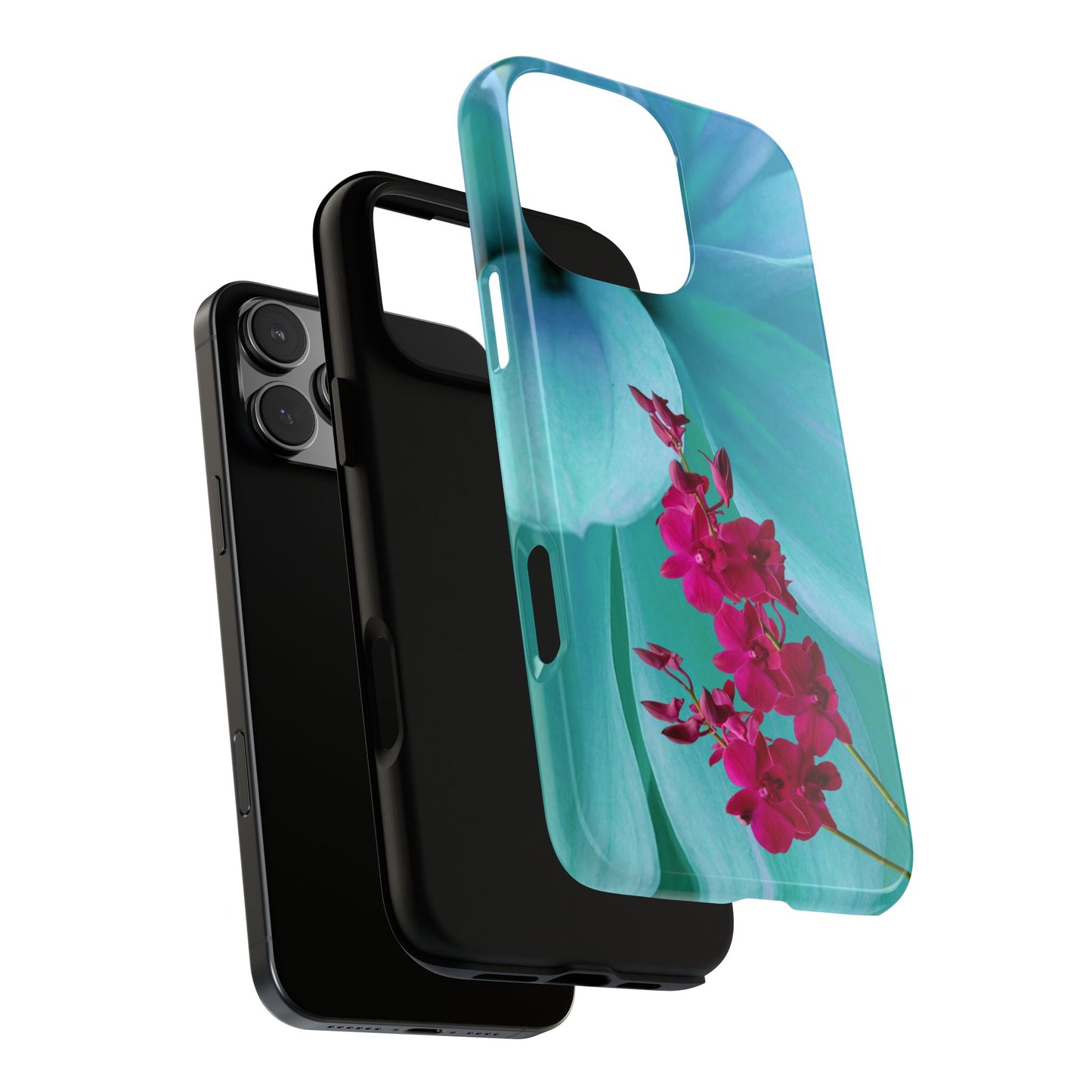 Tough Phone Case - Elegant Orchid Design