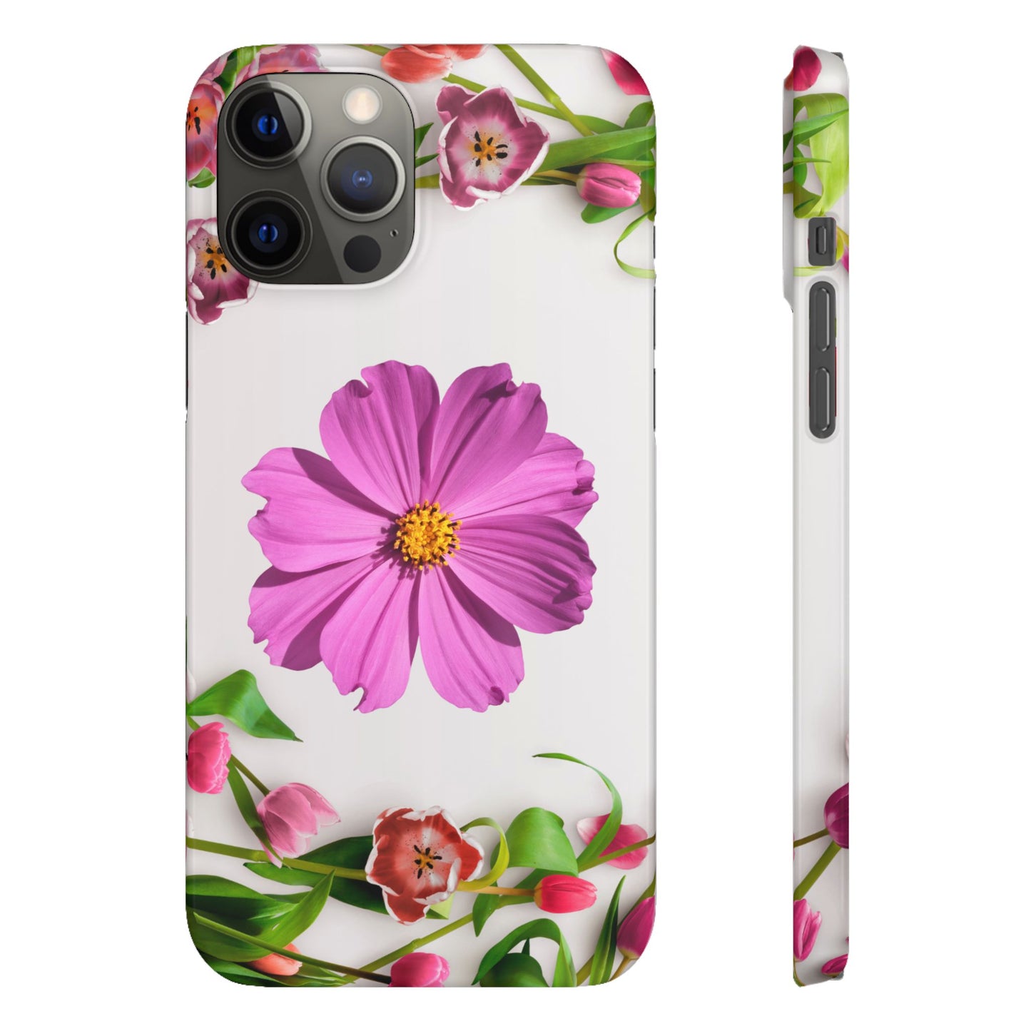 Snap Case- Elegant Flower Design