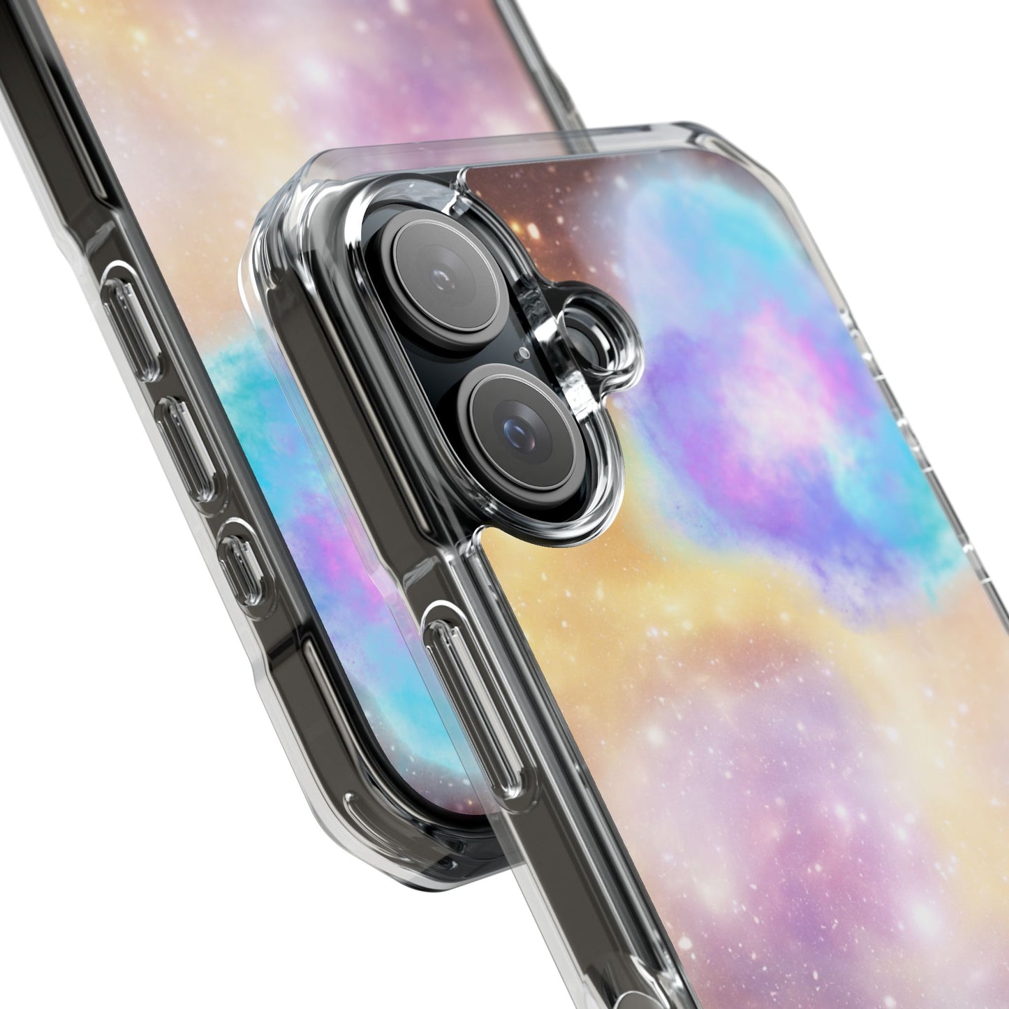 Magnetic Clear Phone Case - Cosmic Colors