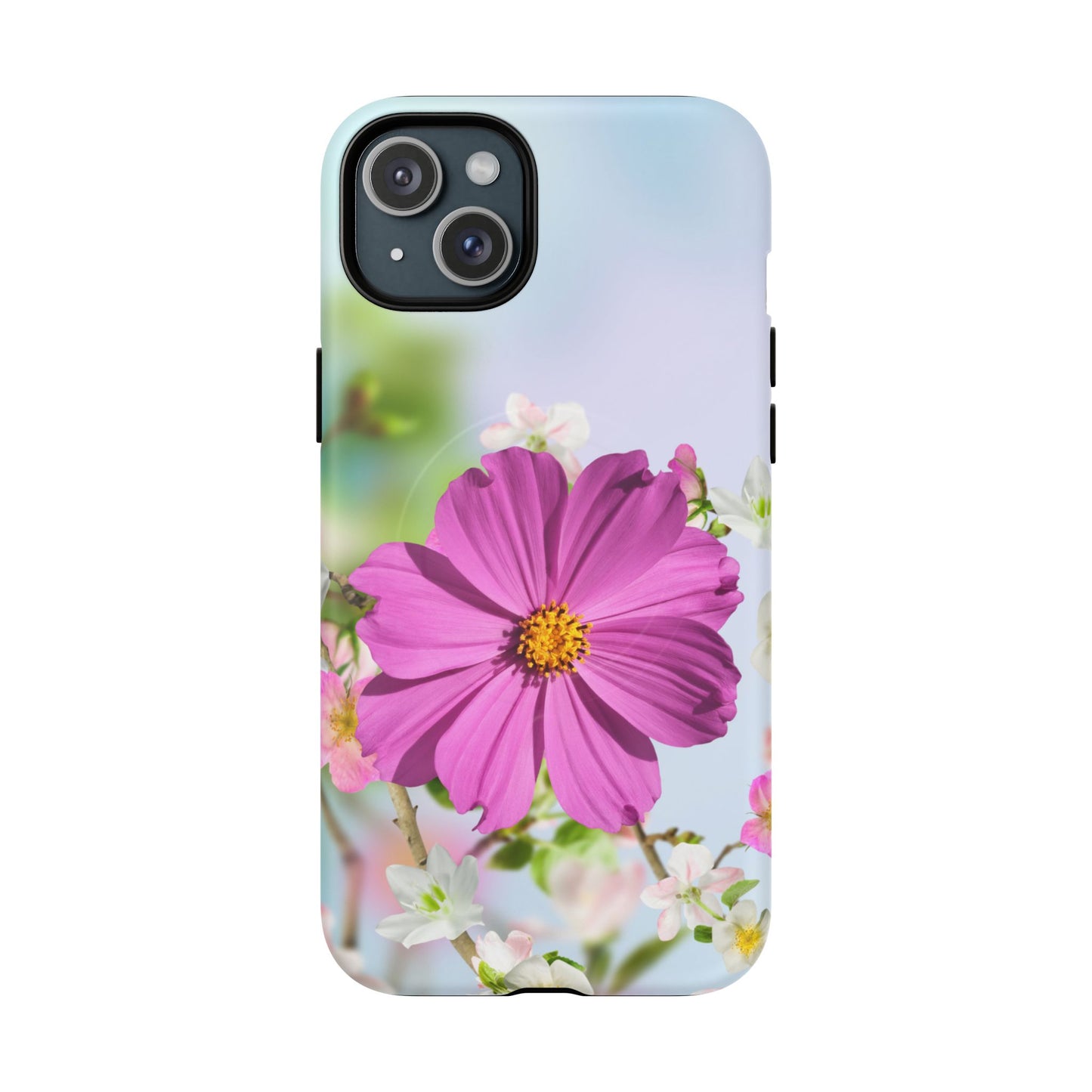 Tough Magnetic Phone Case - Vibrant Flower Design for Nature Lovers