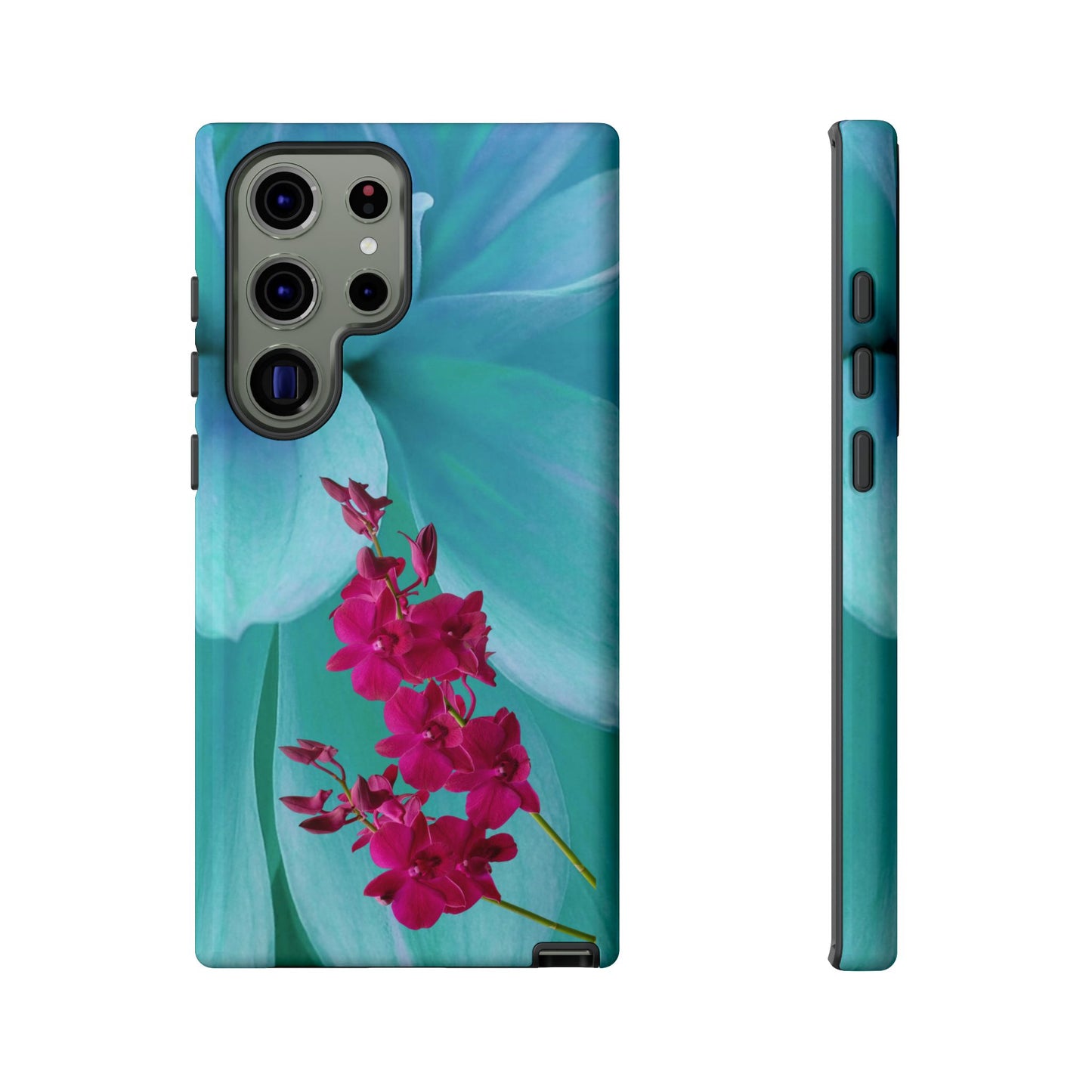 Tough Phone Case - Elegant Orchid Design