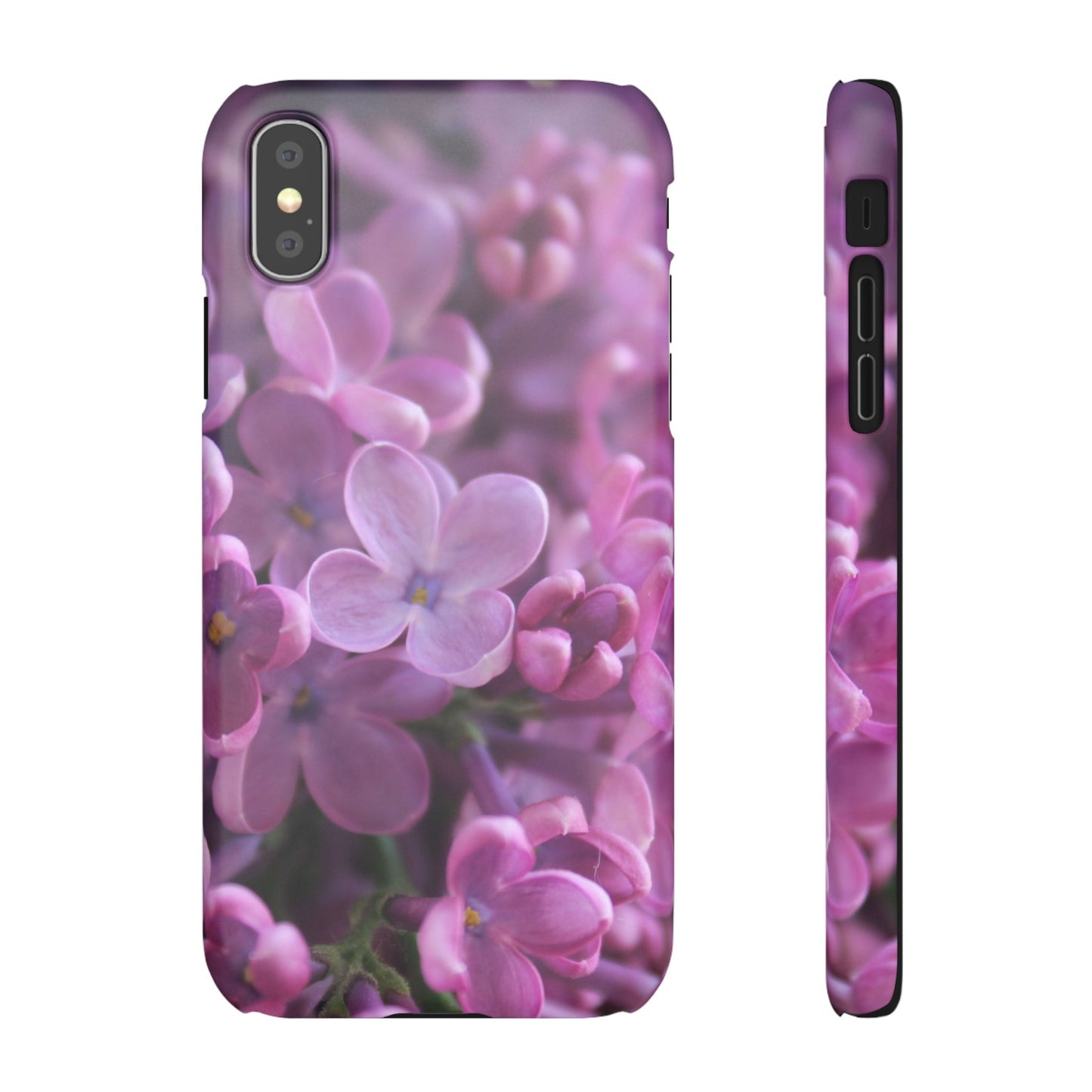 Snap Cases – Vibrant Purple Blossom Design for a Personalized Touch