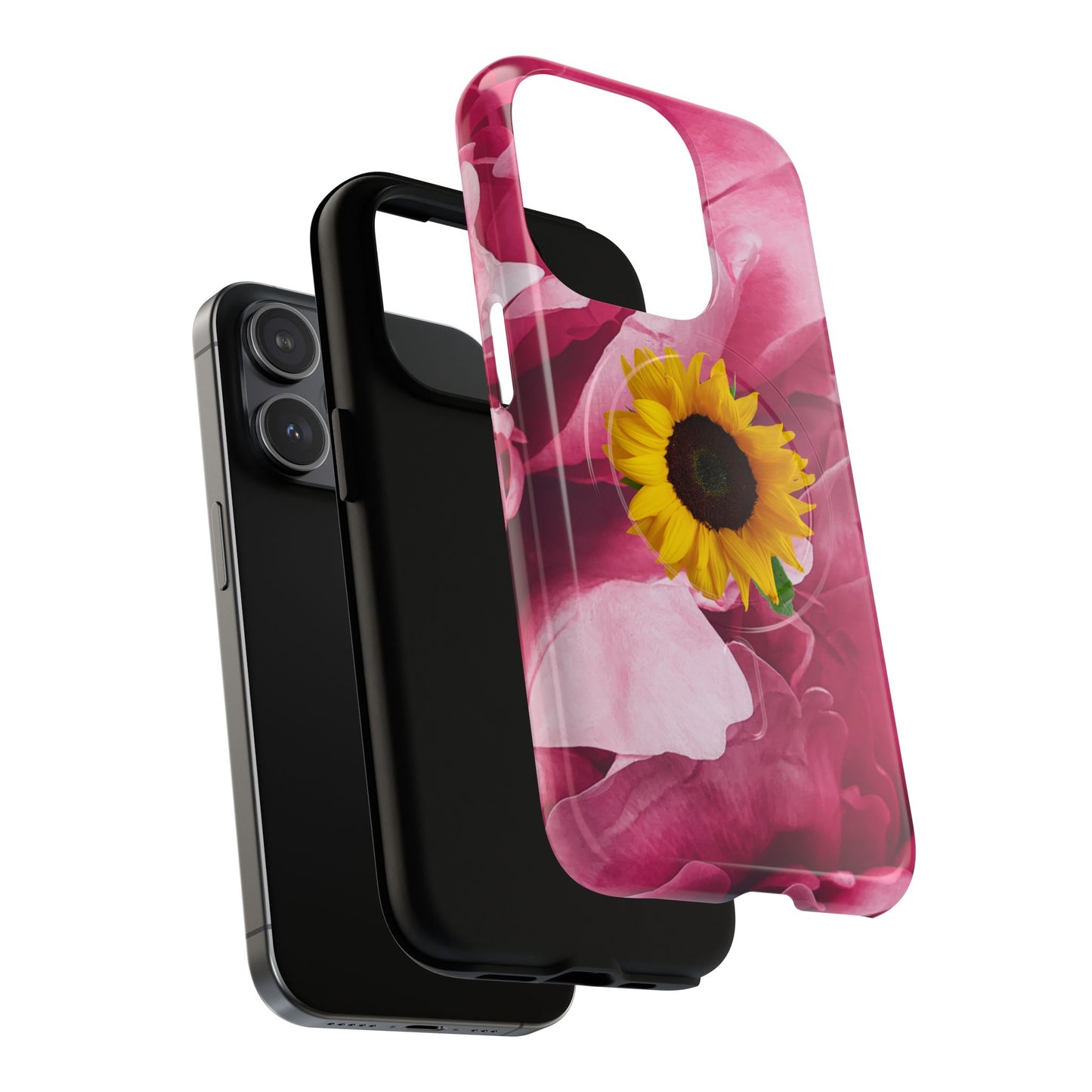 Tough Magnetic Phone Case- Sunflower Design