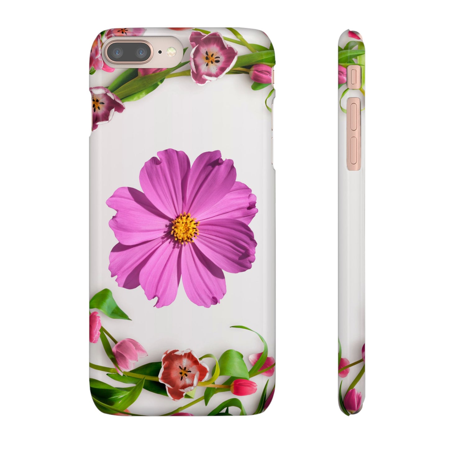 Snap Case- Elegant Flower Design