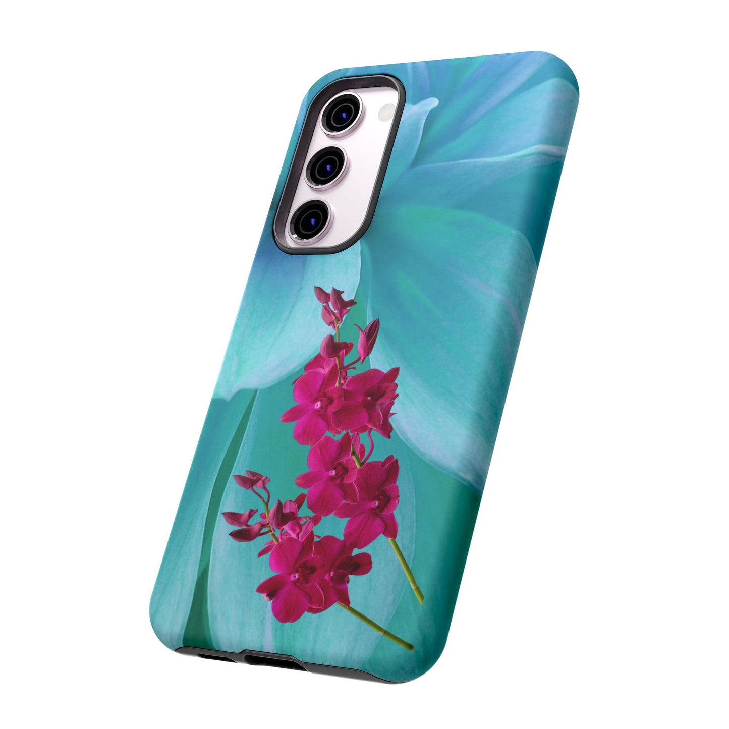 Tough Phone Case - Elegant Orchid Design