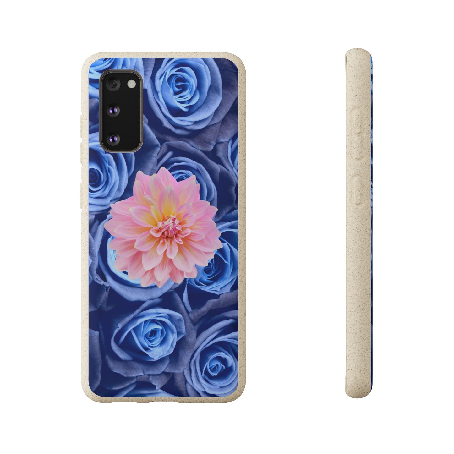 Biodegradable Cases- Blue Roses Design