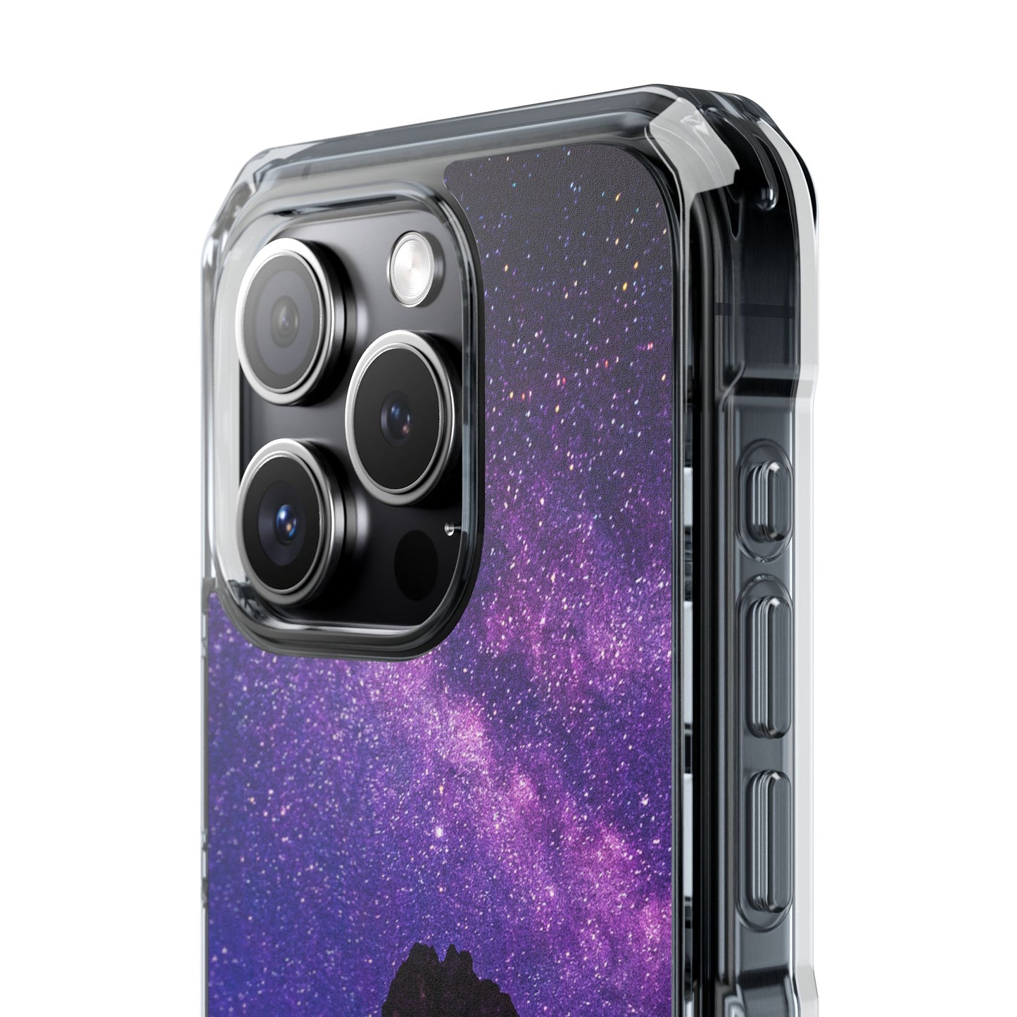 Magnetic Clear Impact Case- Stunning Starry Design