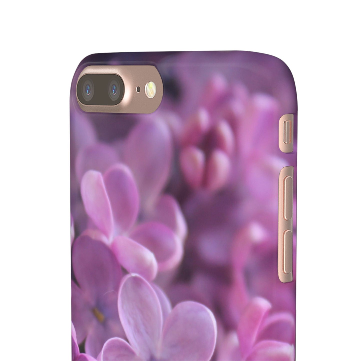 Snap Cases – Vibrant Purple Blossom Design for a Personalized Touch