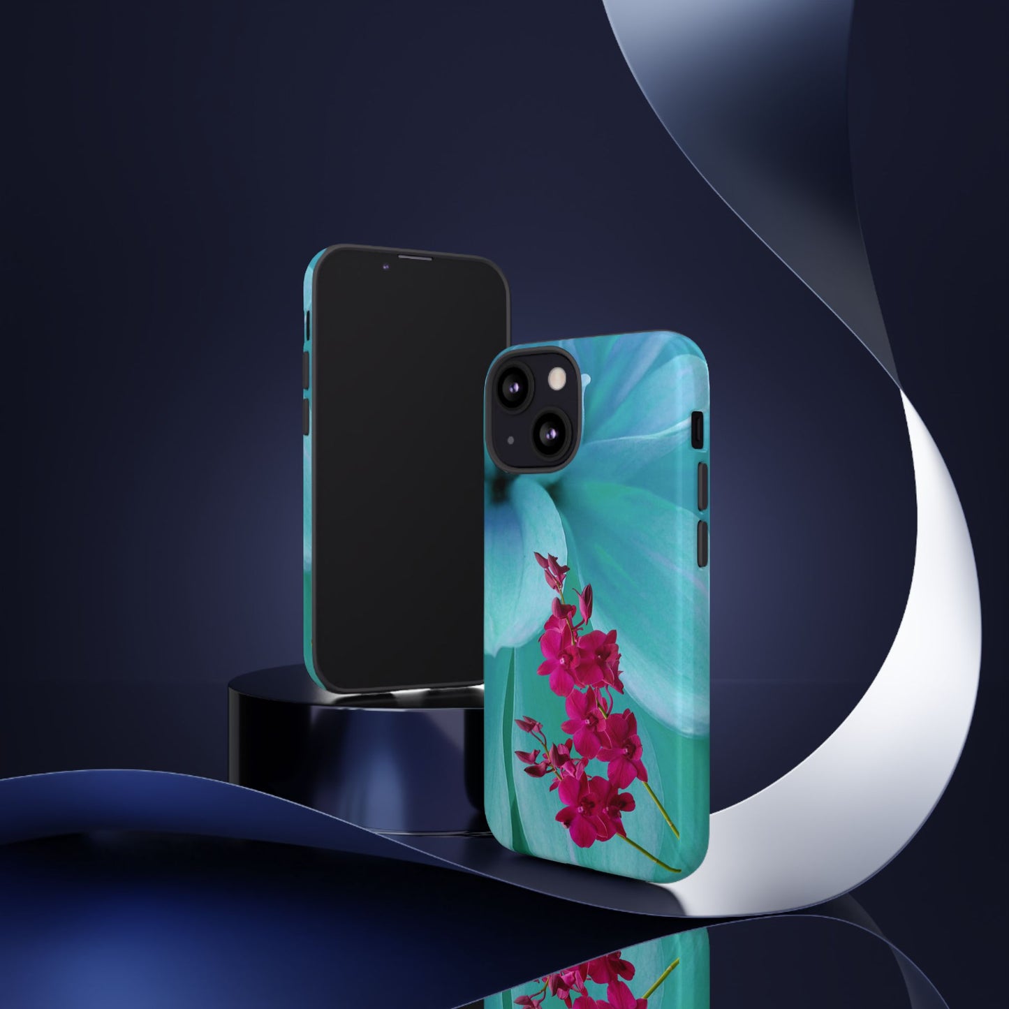 Tough Phone Case - Elegant Orchid Design