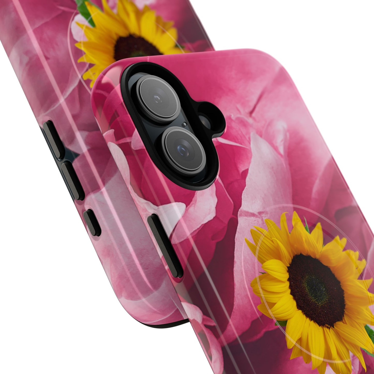 Tough Magnetic Phone Case- Sunflower Design