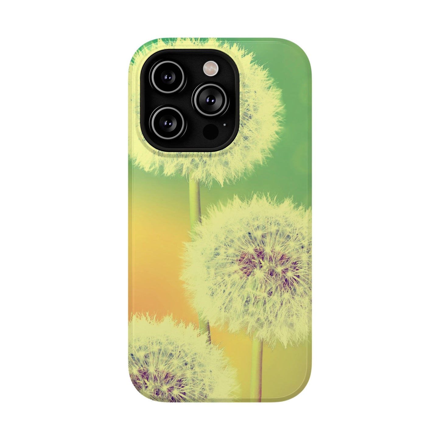 Impact-Resistant Phone Case - Whimsical Dandelion