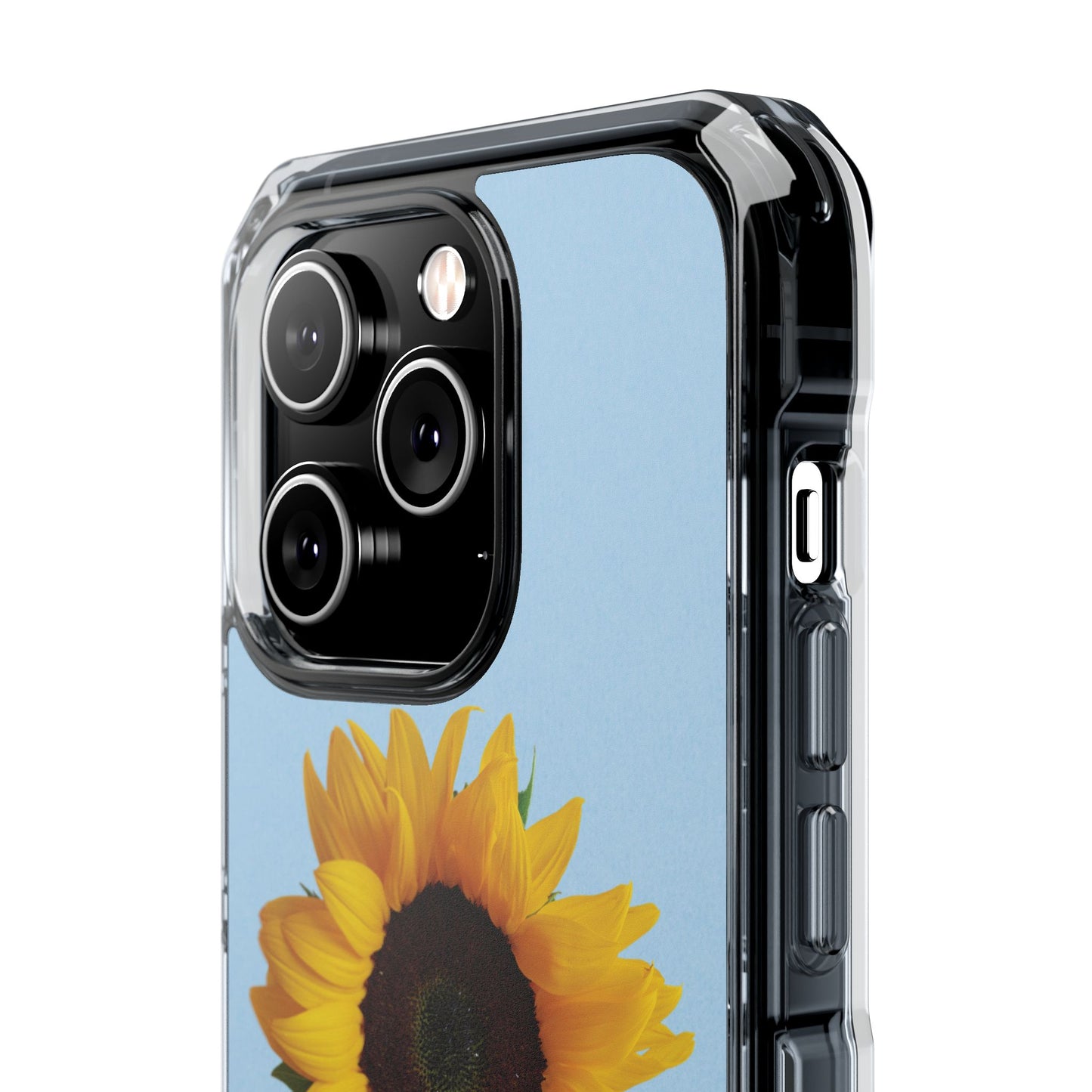 Magnet Clear Impact Case - Floristic Sunflower Design