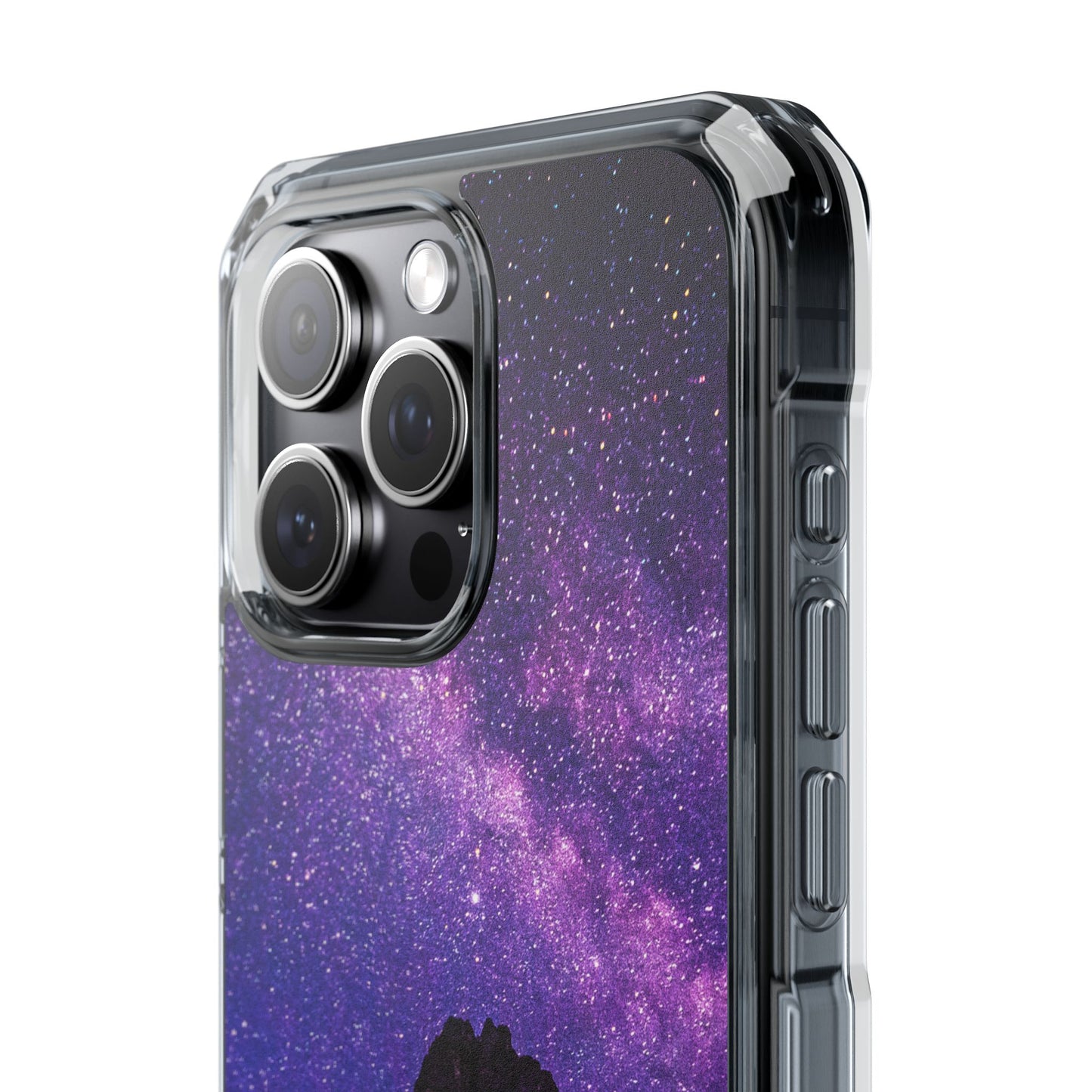 Magnetic Clear Impact Case- Stunning Starry Design