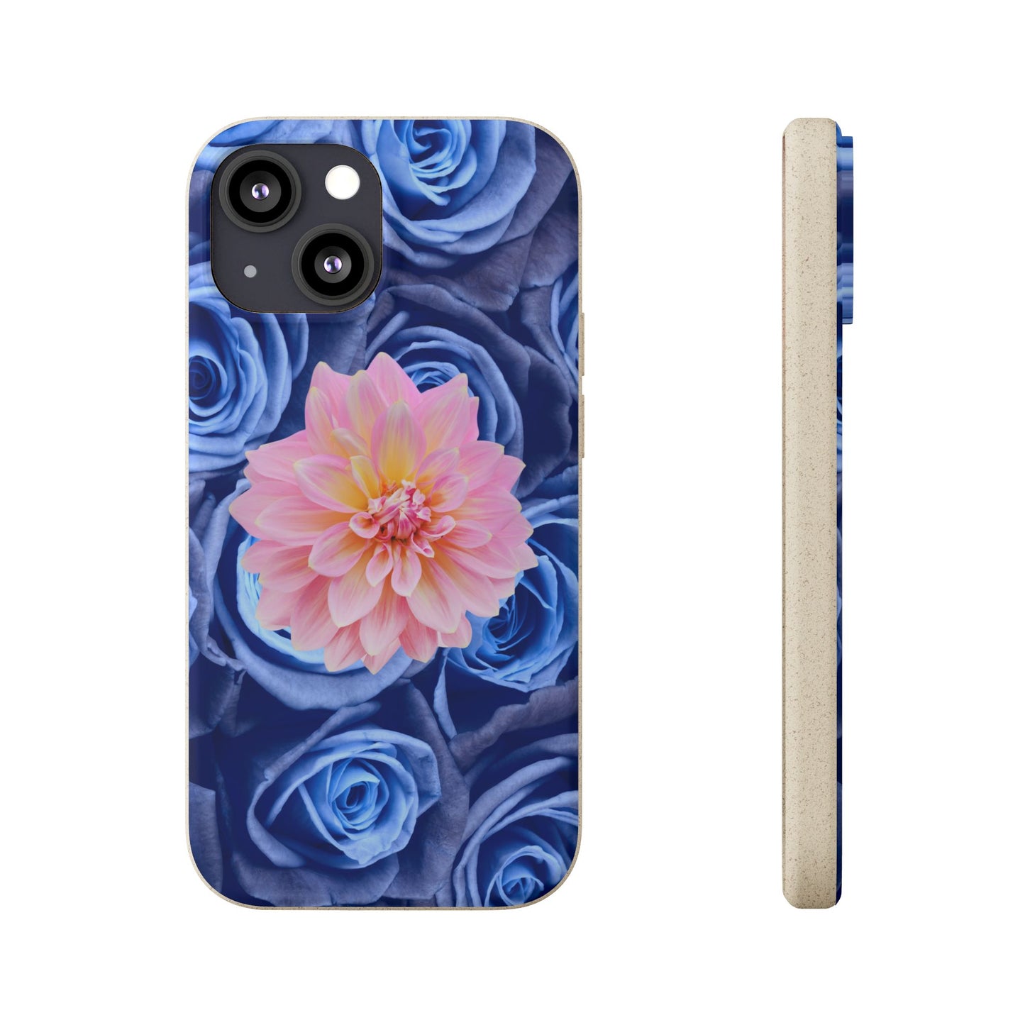 Biodegradable Cases- Blue Roses Design