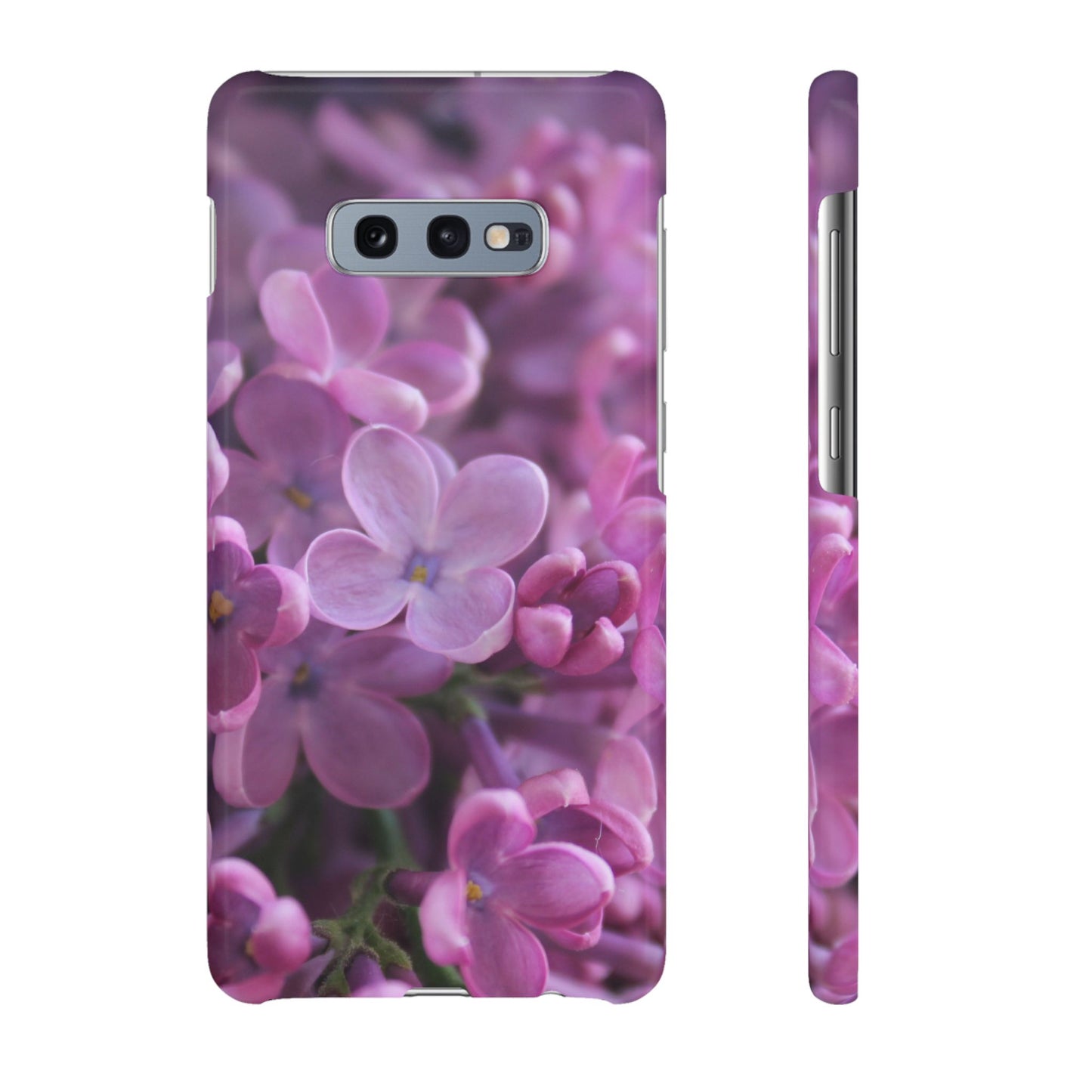 Snap Cases – Vibrant Purple Blossom Design for a Personalized Touch